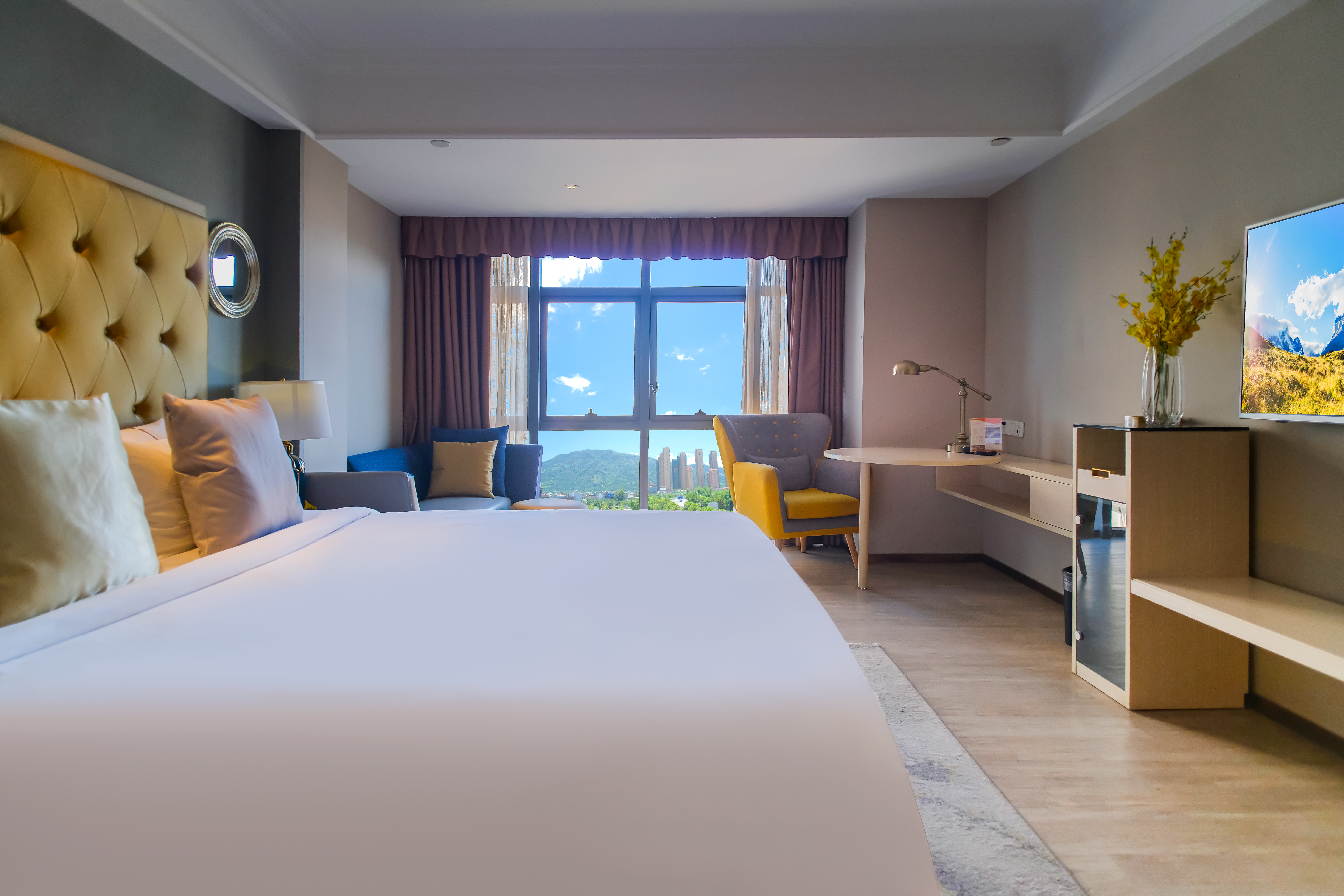 豪华城景大床房【舒适浴袍+落地窗+安睡床品】