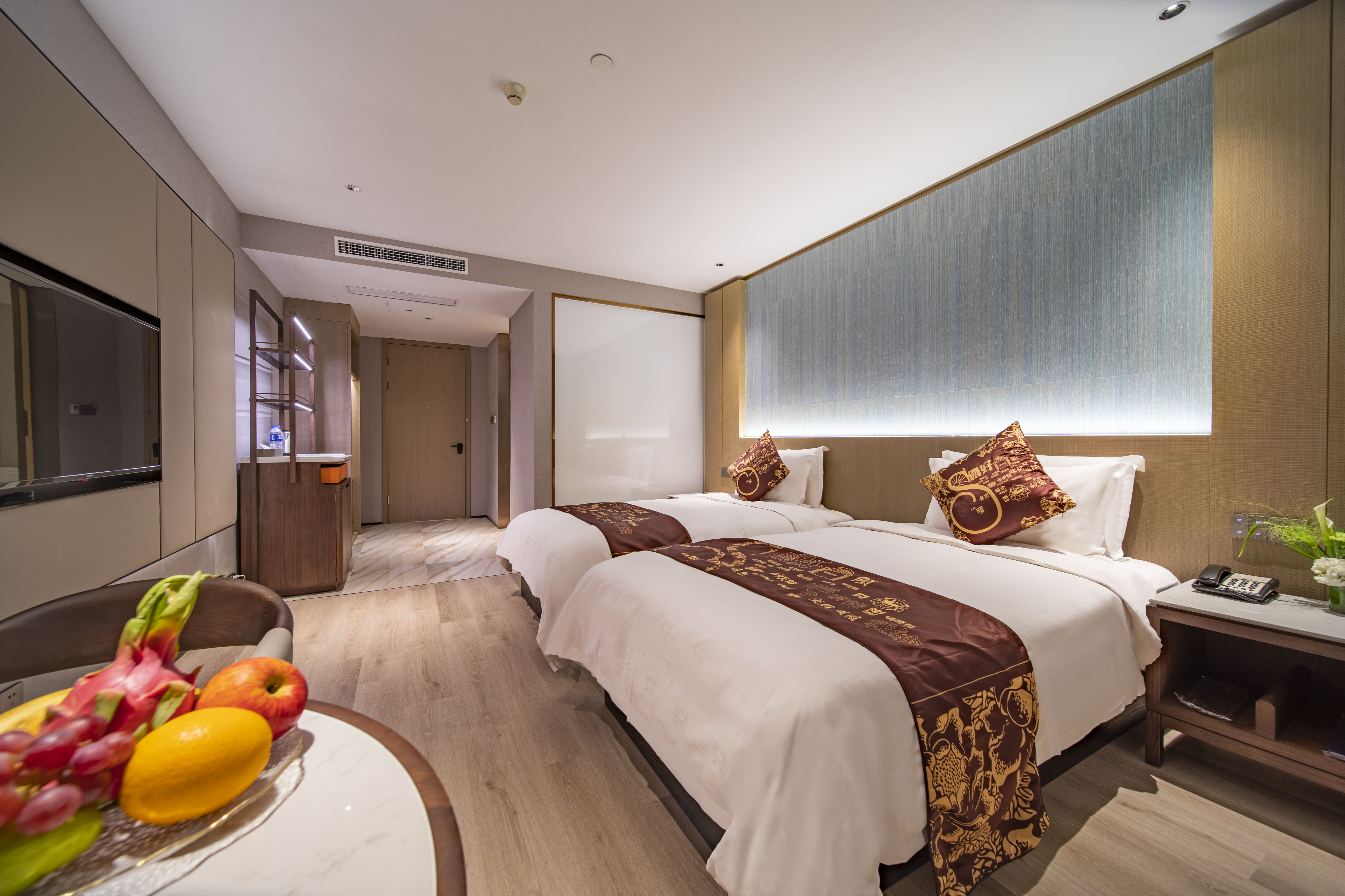 豪华低敏双床房（斯林百兰床垫）