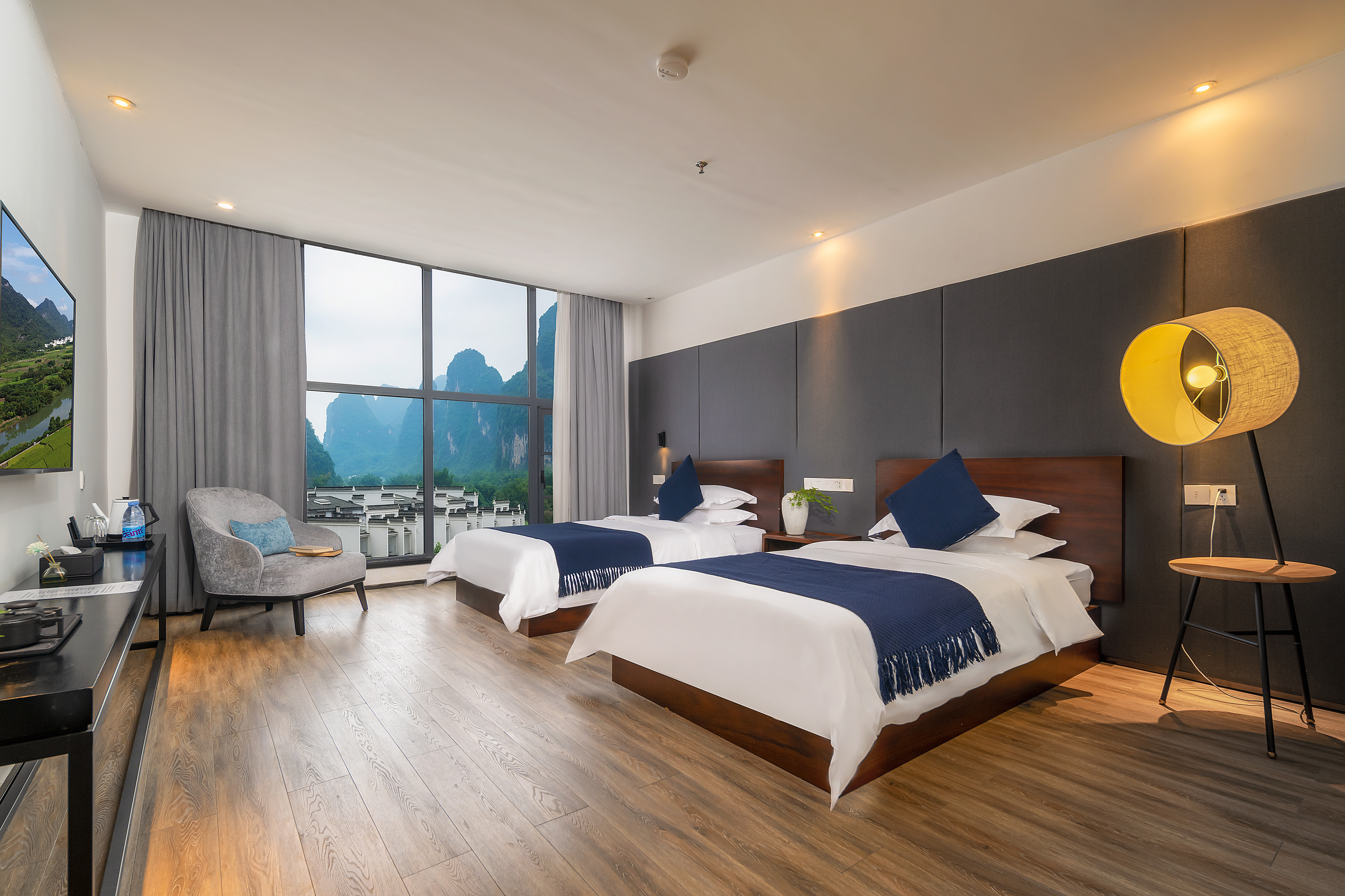 Guanshan 180 ° Boutique Twin Room