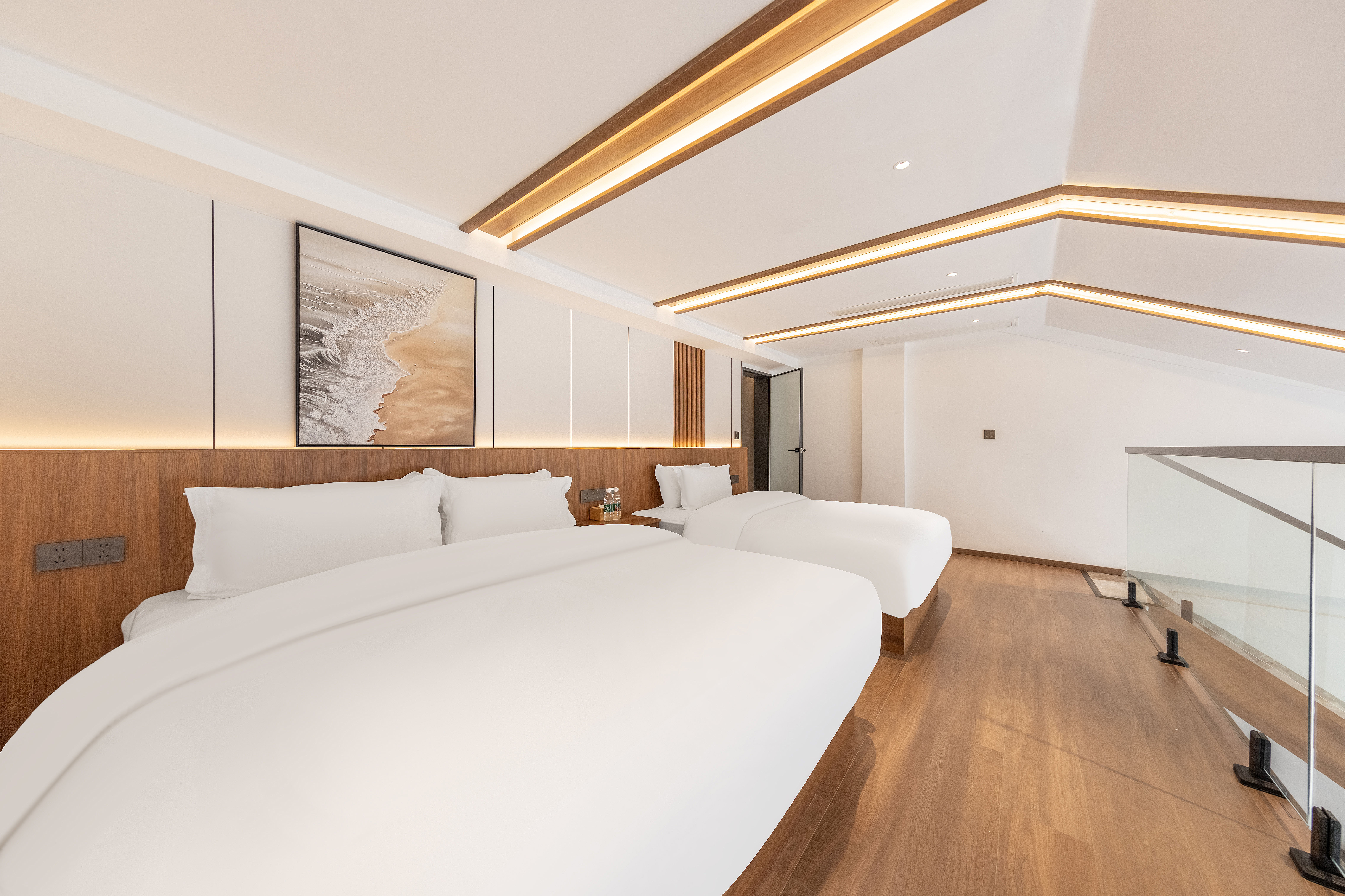 Dream Creek Woodland Family Duplex Suite (Smart Voice Control + Smart Toilet + Bathroom Wet-Dry Separation + Floor-to-Ceiling Window)