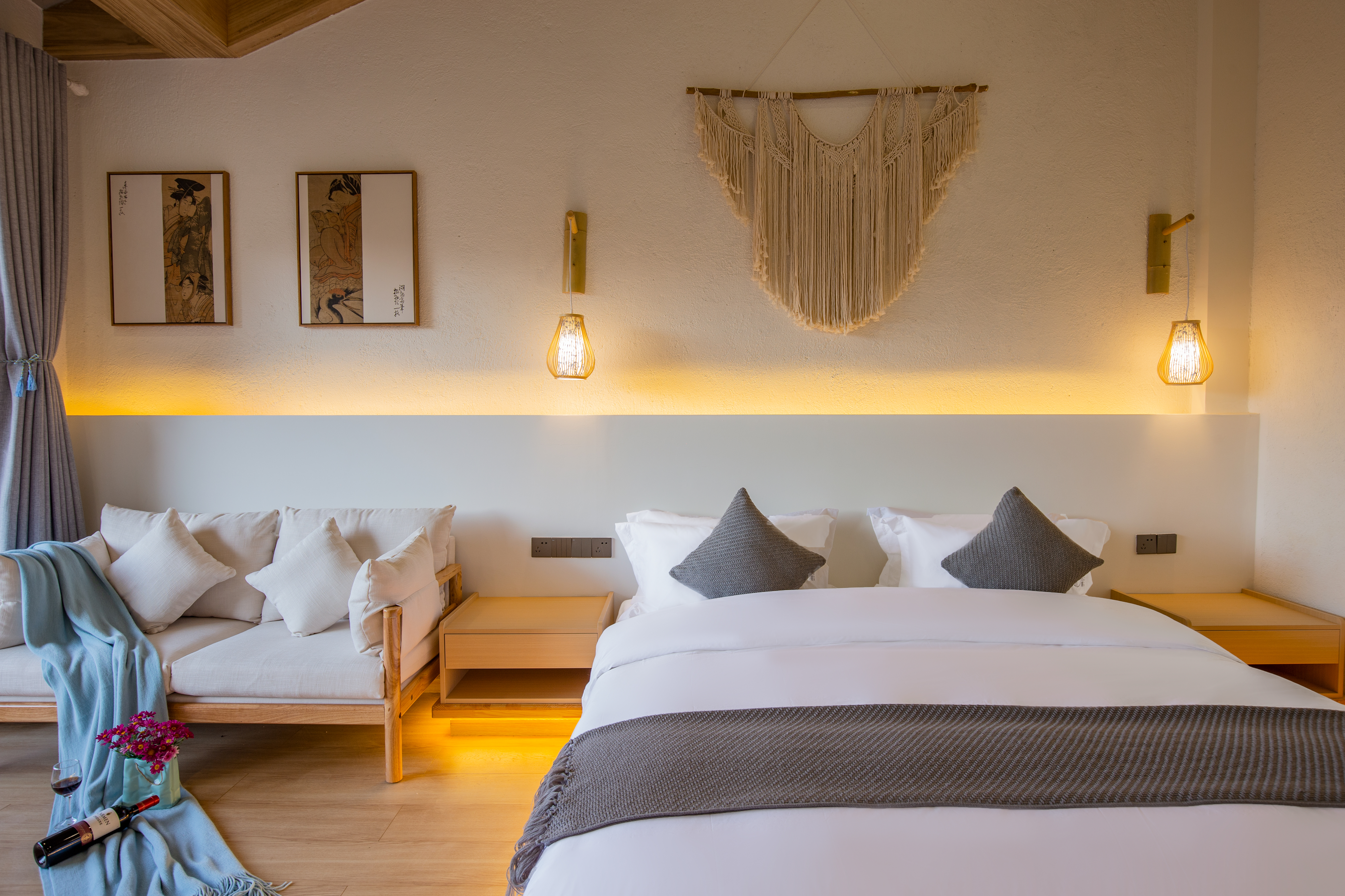 Honey Moon Lake View Double Room(Japanese style Zen courtyard)