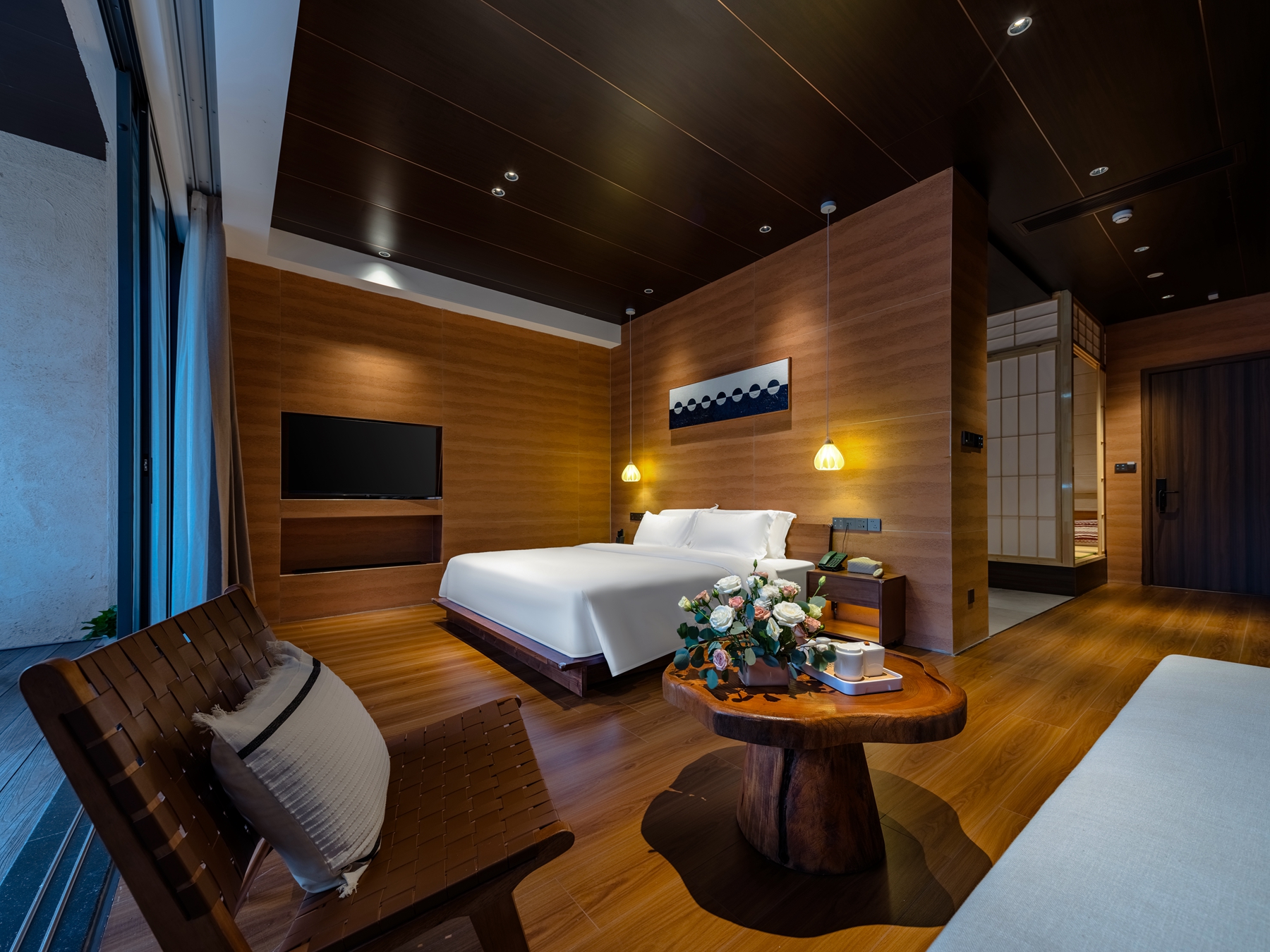 Biyao Ting Garden-View Terrace Twin Room