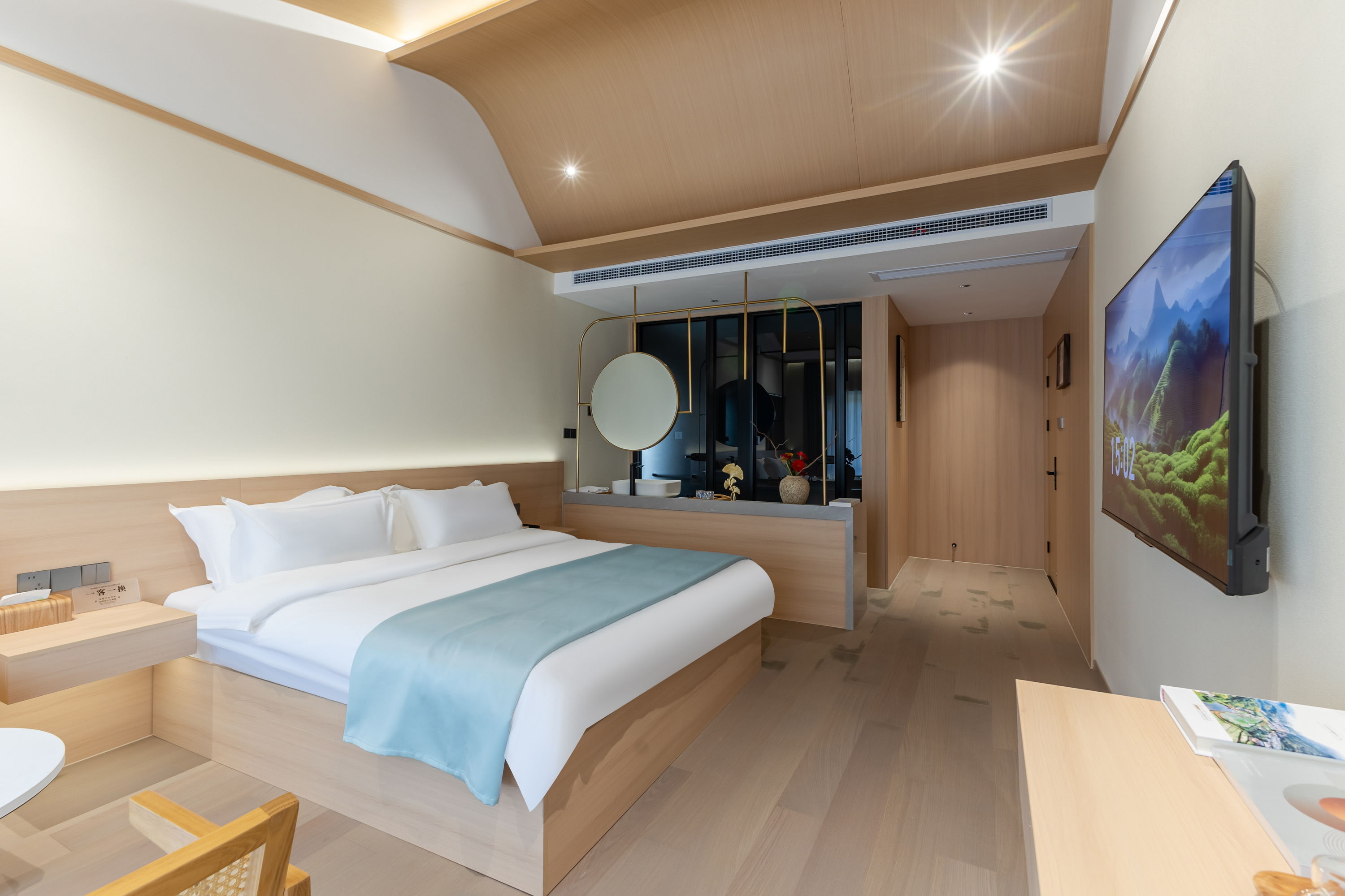 山雨·【舒适大床房】山景、田园风光