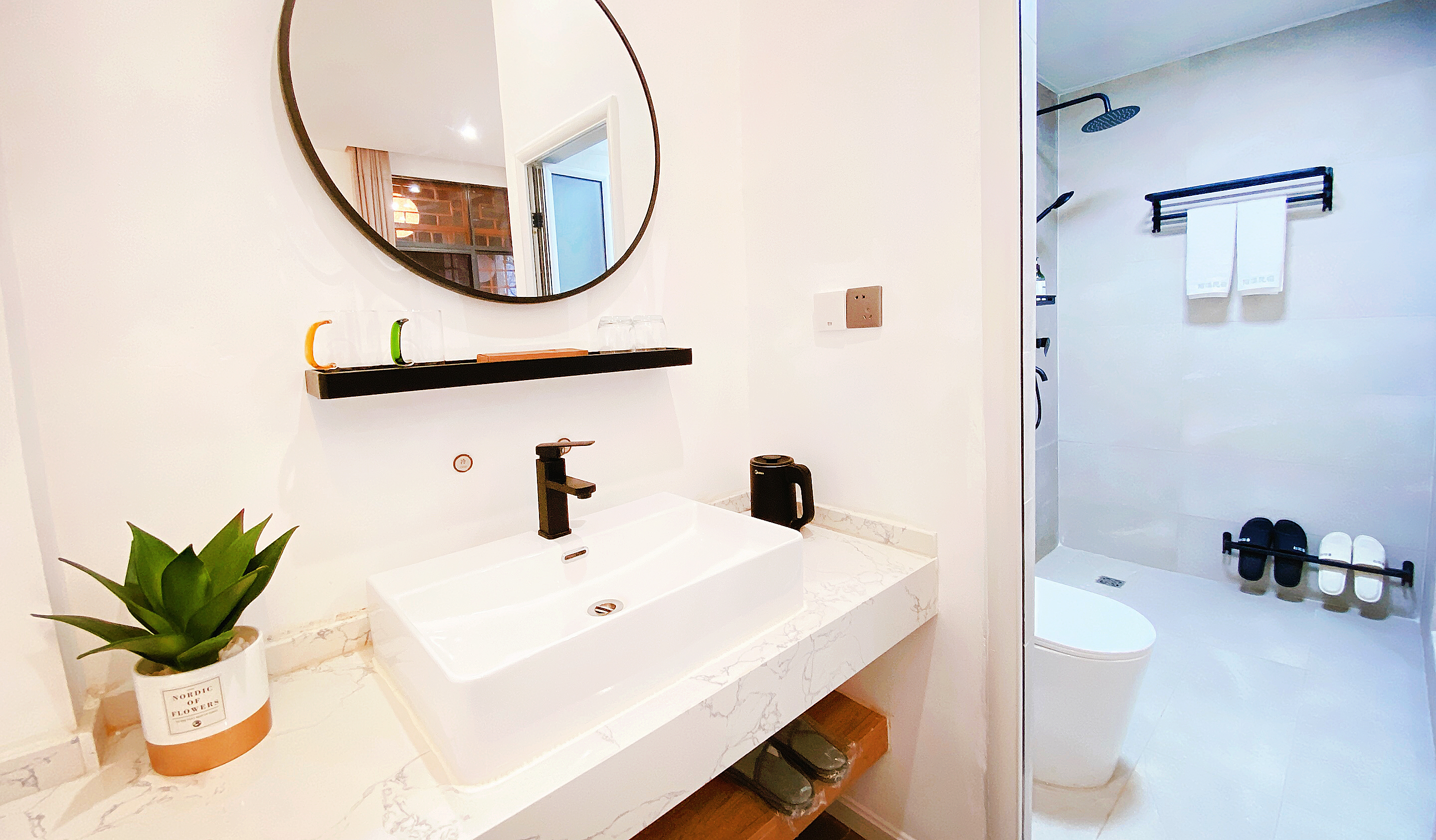 陌溪小院·舒适双床房+茶台+冰箱+洗衣机