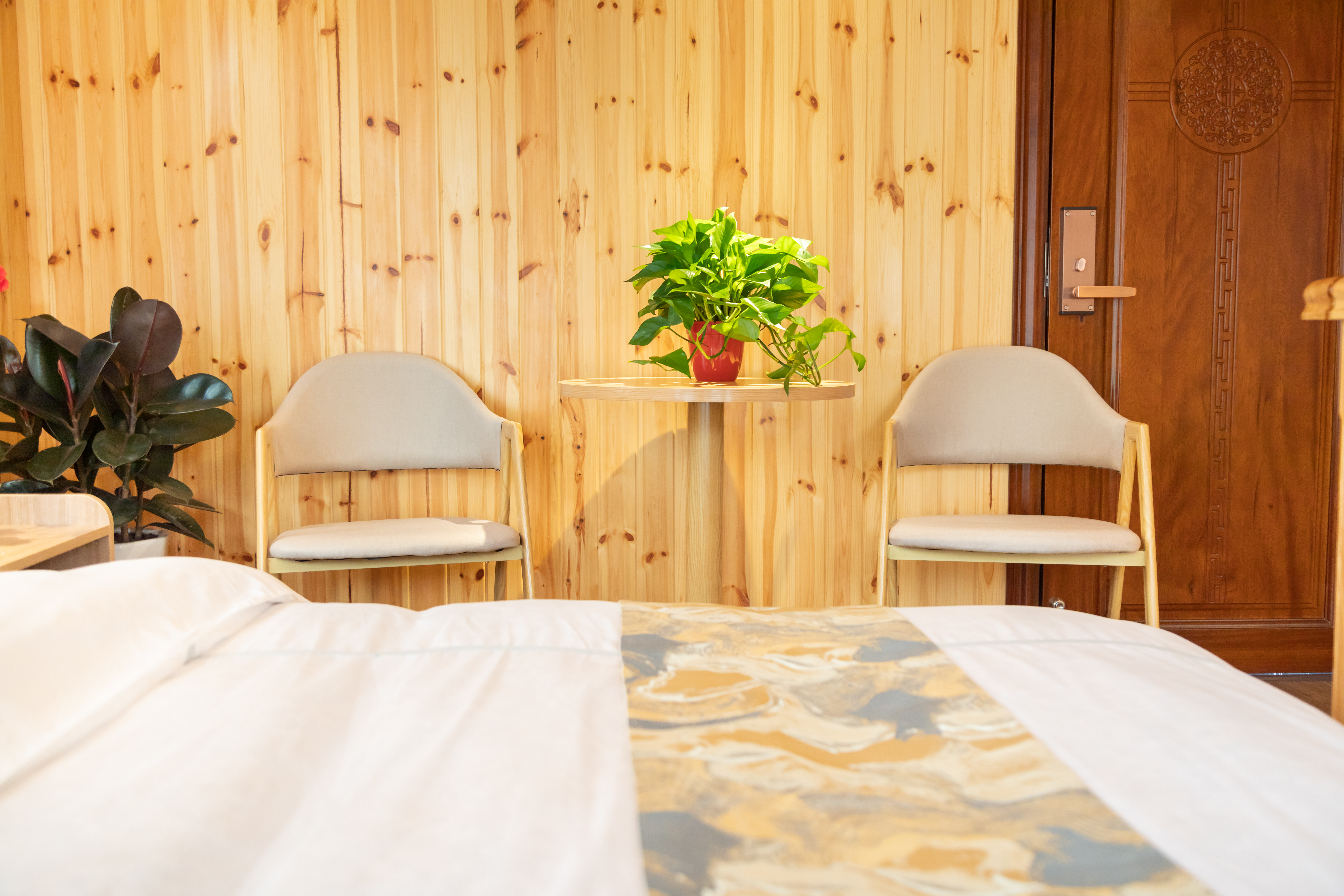 原木Loft复式观景家庭房