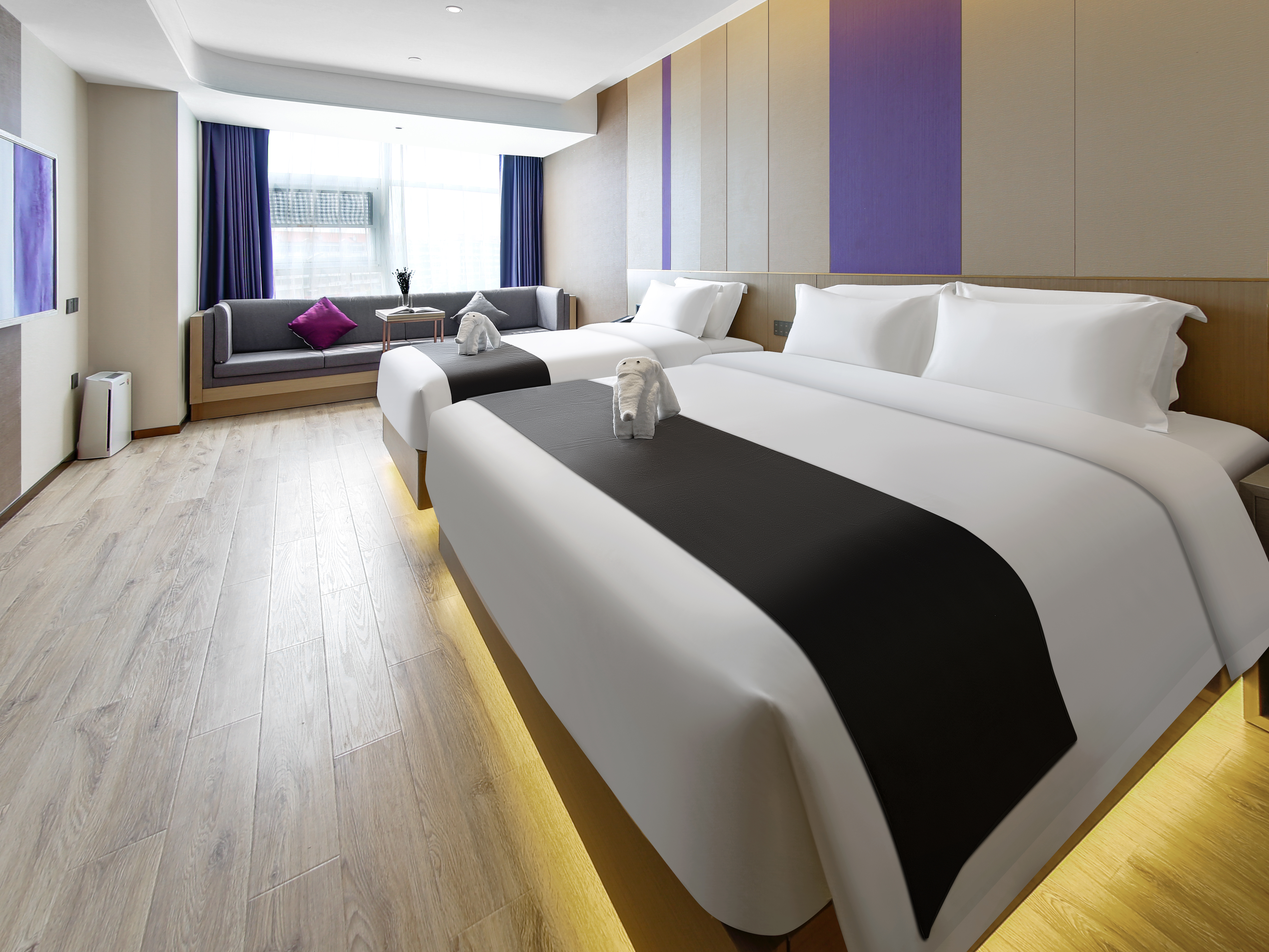 家庭房（慕斯睡眠床垫+梦洁床品+全屋智控+电视投屏）