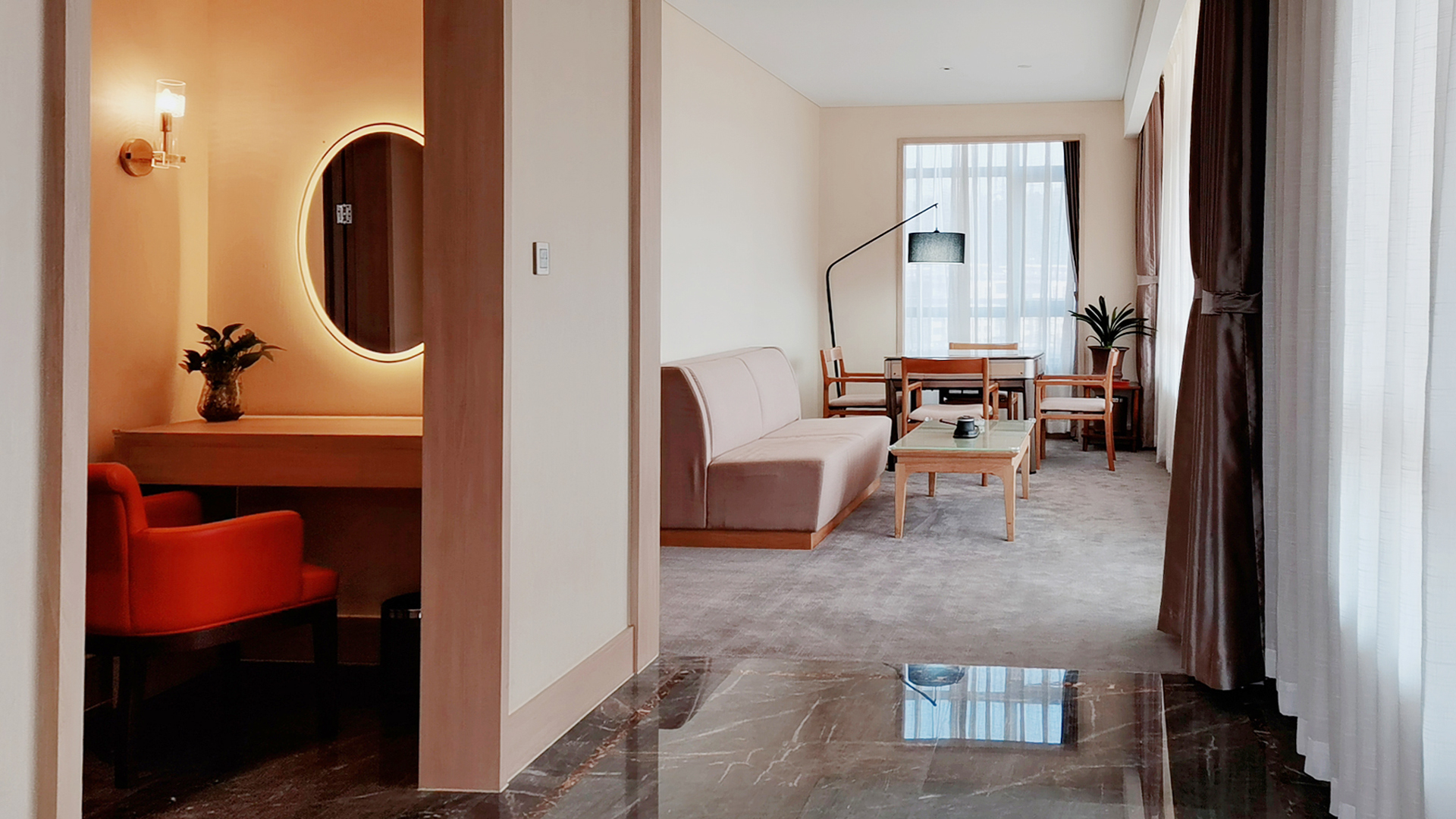 三和园露台套房（超大空间+浴缸+智能马桶）