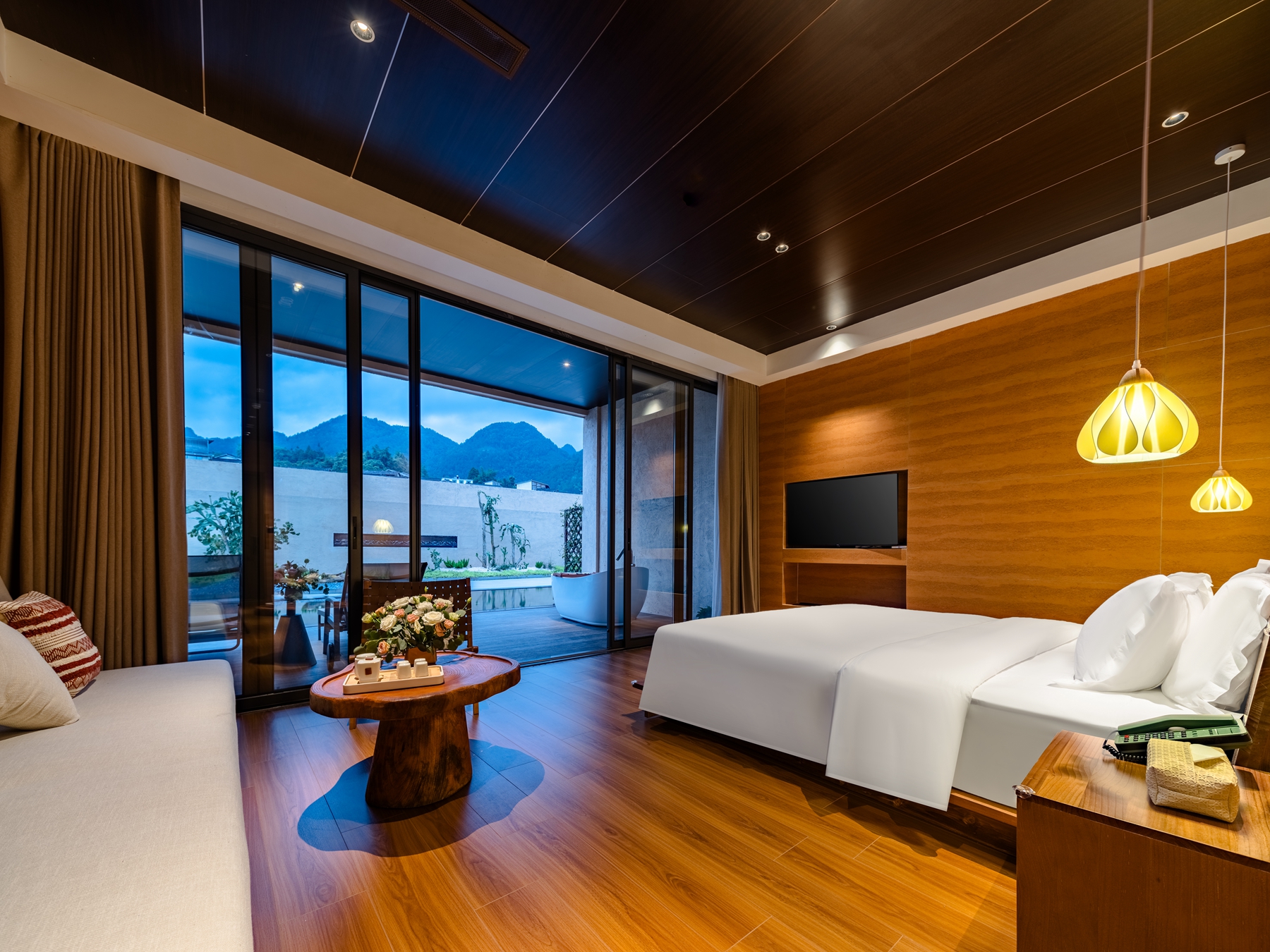 Biyao Ting Garden-View Terrace Twin Room