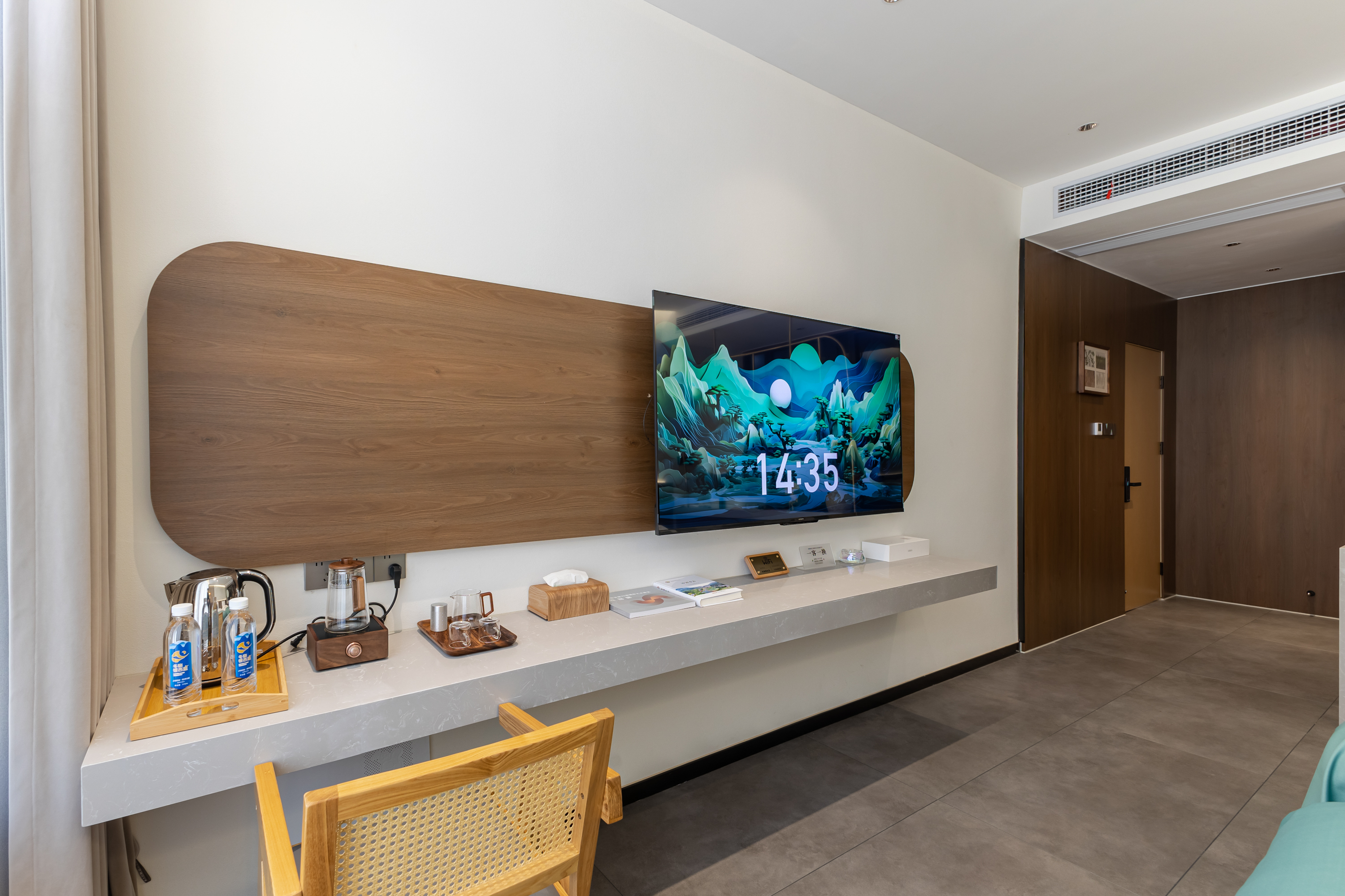 春雨·【豪华双床房】.地暖