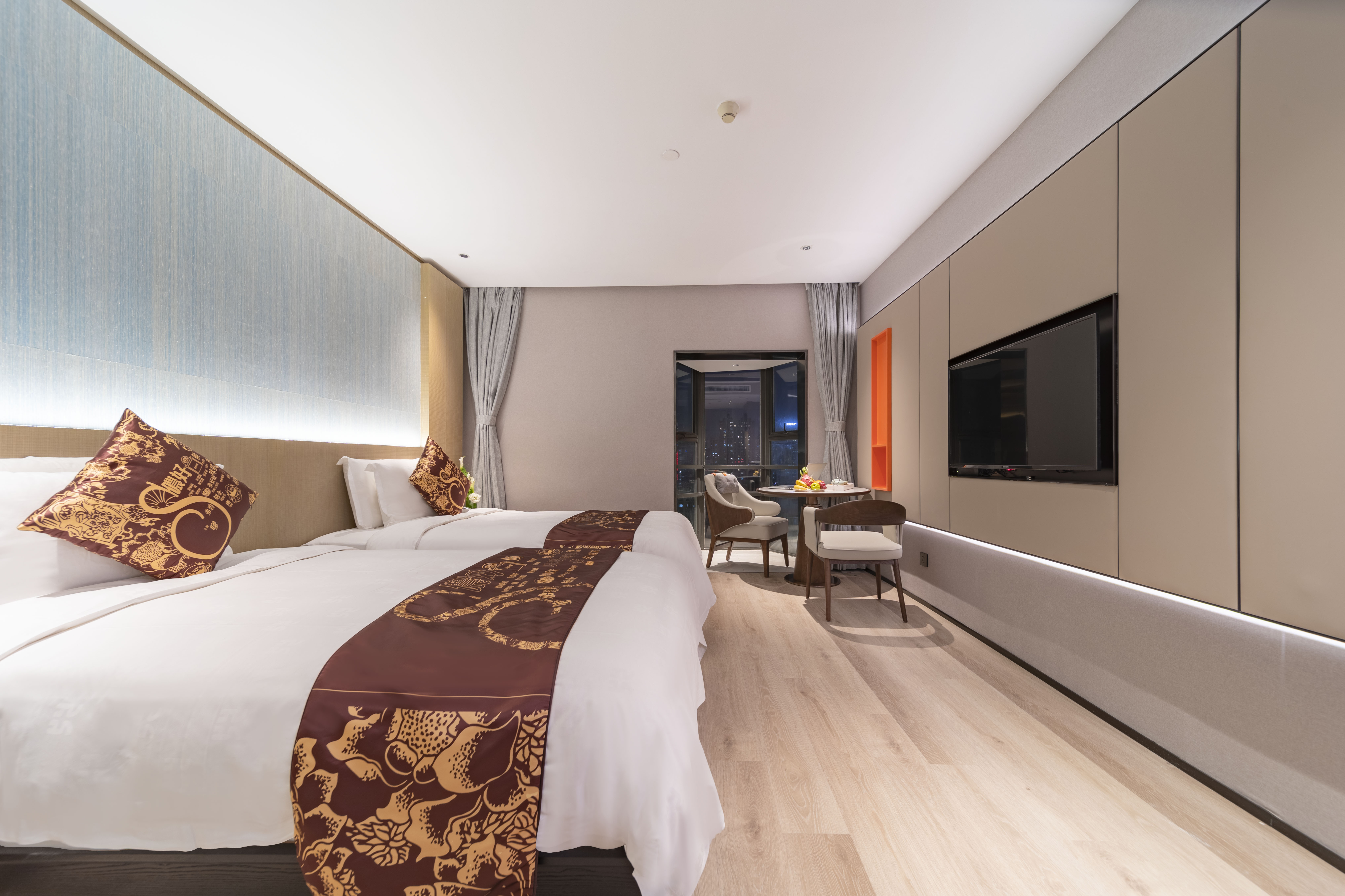 豪华低敏双床房（斯林百兰床垫）