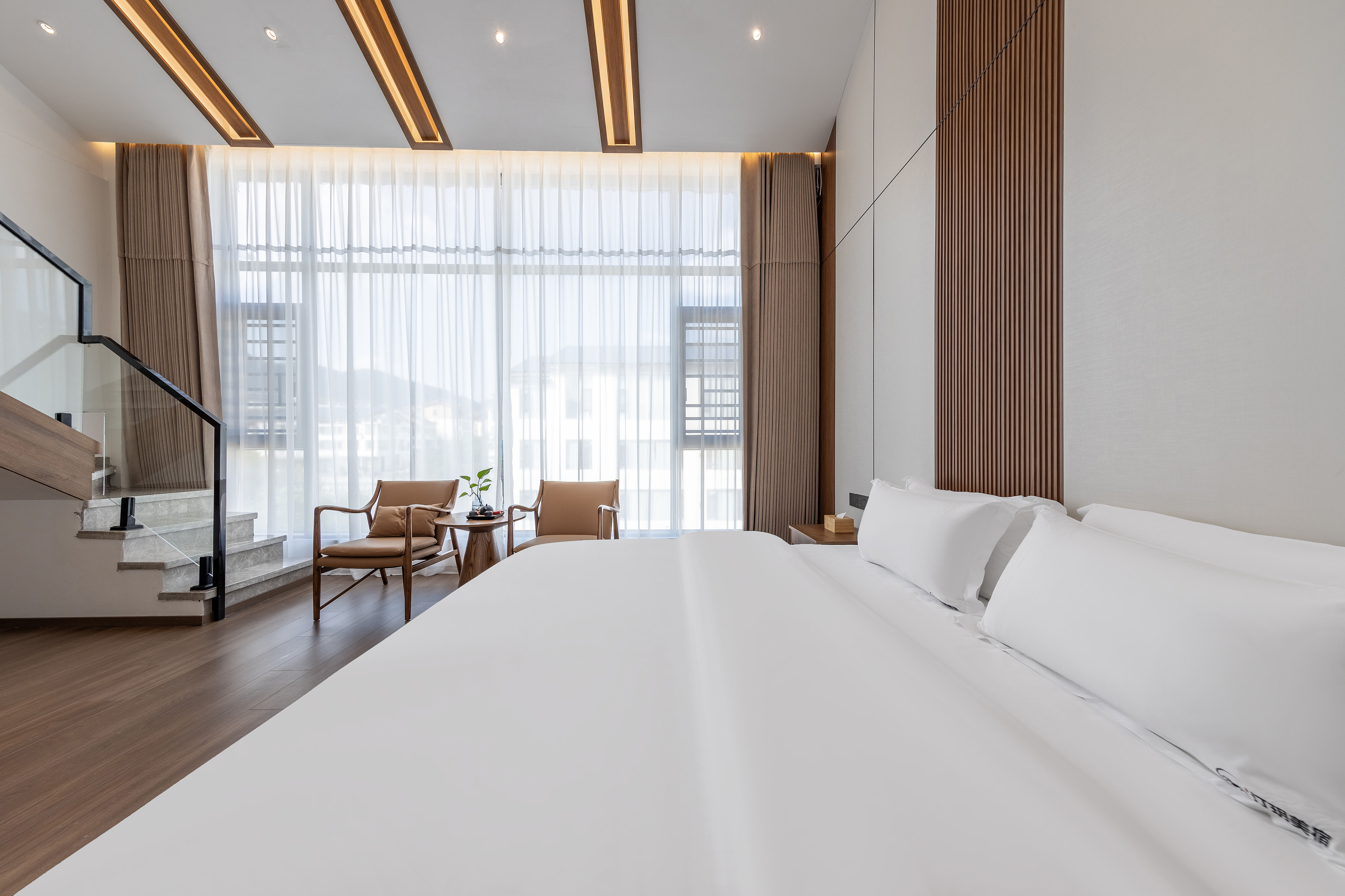 Dream Creek Woodland Family Duplex Suite (Smart Voice Control + Smart Toilet + Bathroom Wet-Dry Separation + Floor-to-Ceiling Window)