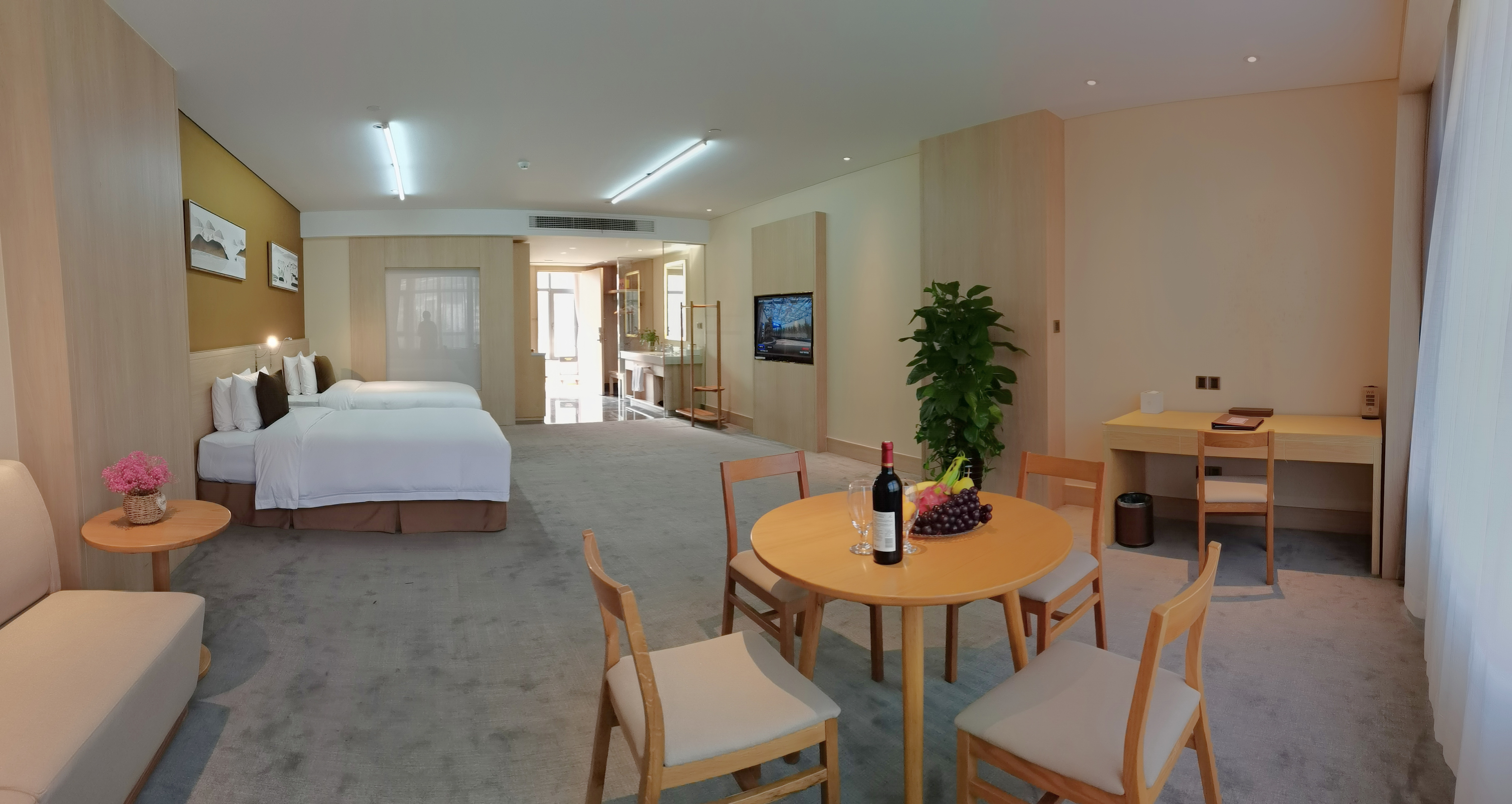 雅致双床房（超大空间+智能马桶）