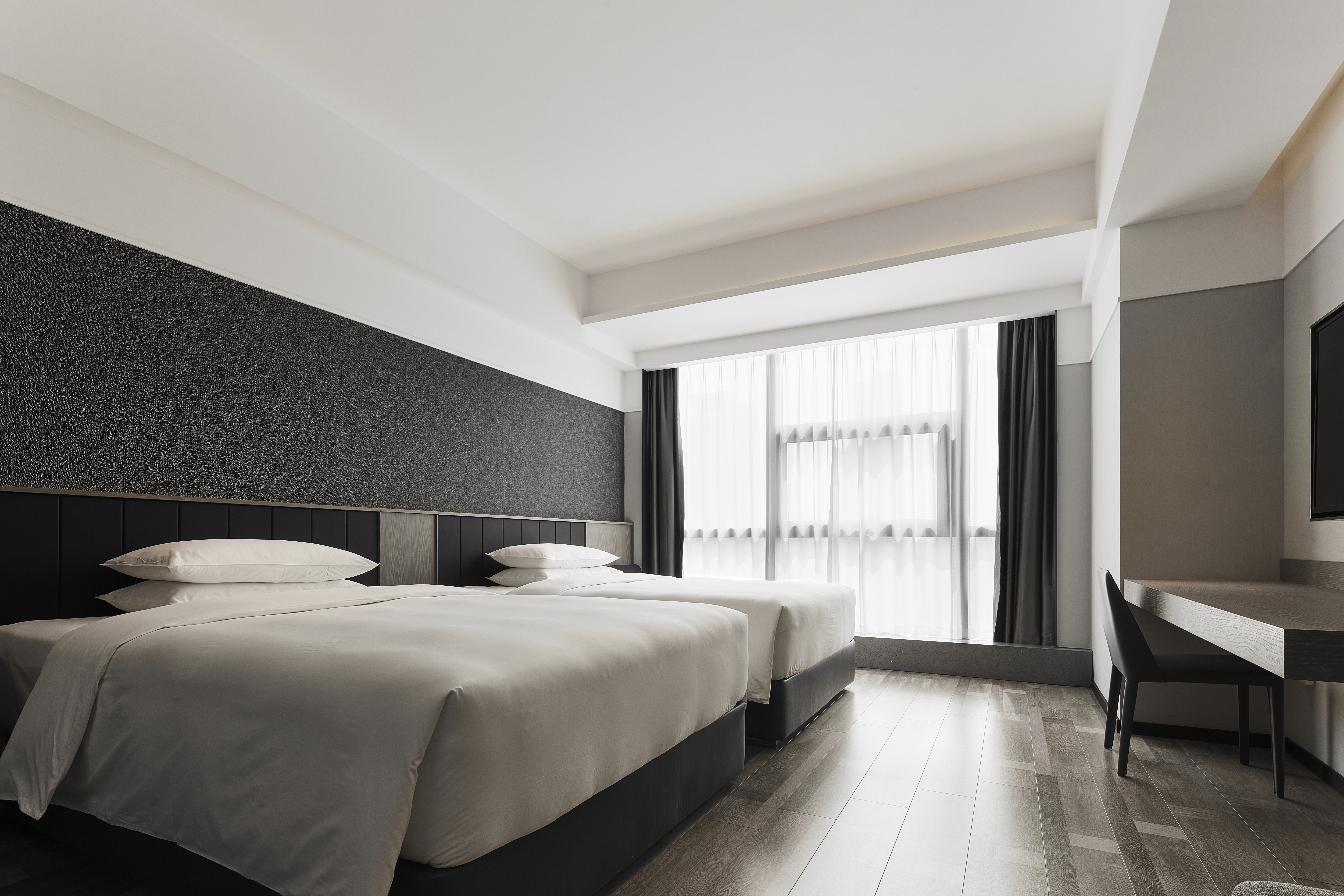 Superior Family Room With Two Double Beds (Extra-Wide Double Beds + Sleep Aid Mattress + Smart Guest Control + Natural Comfort)