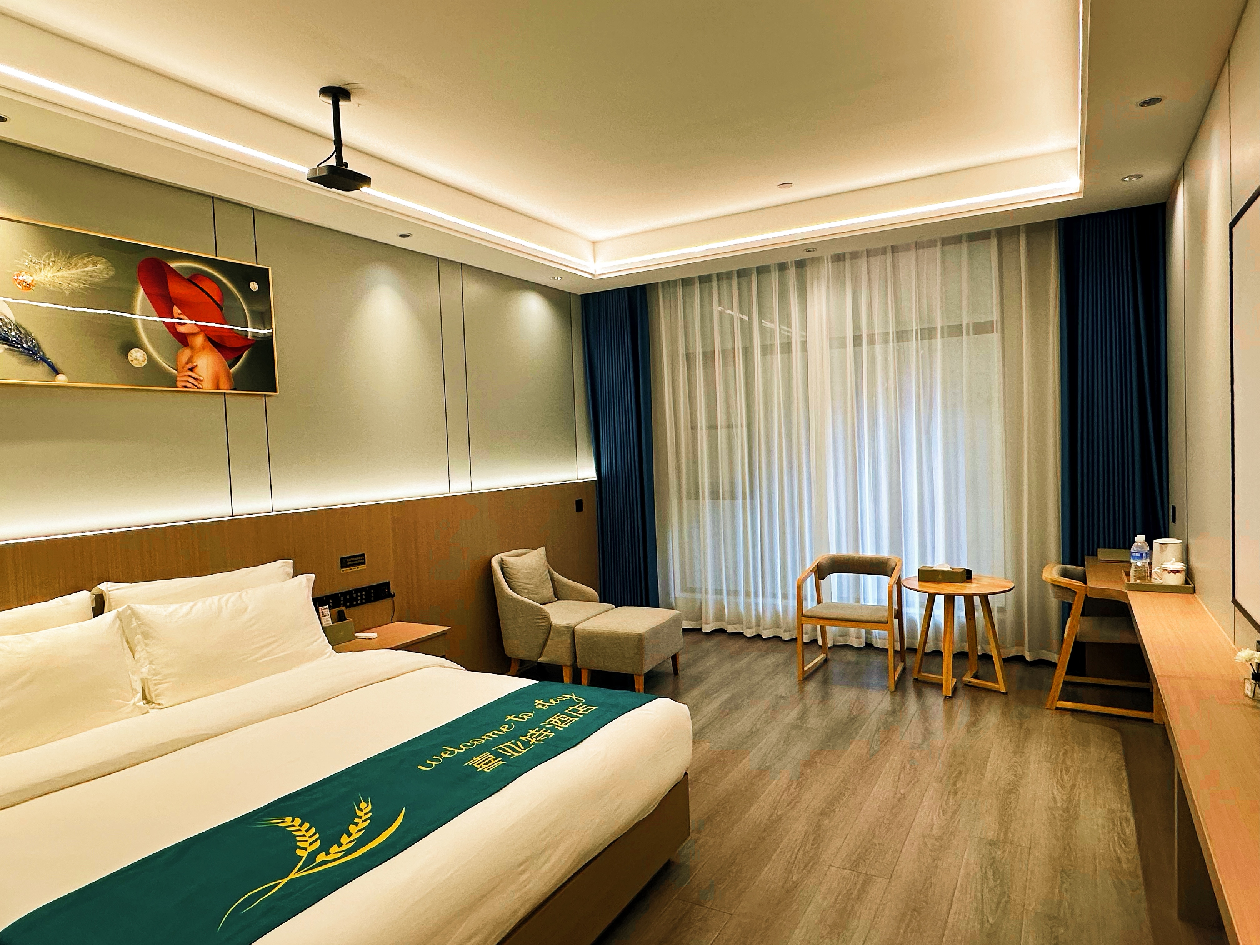 声光谧影-音影豪华大床房【地暖】