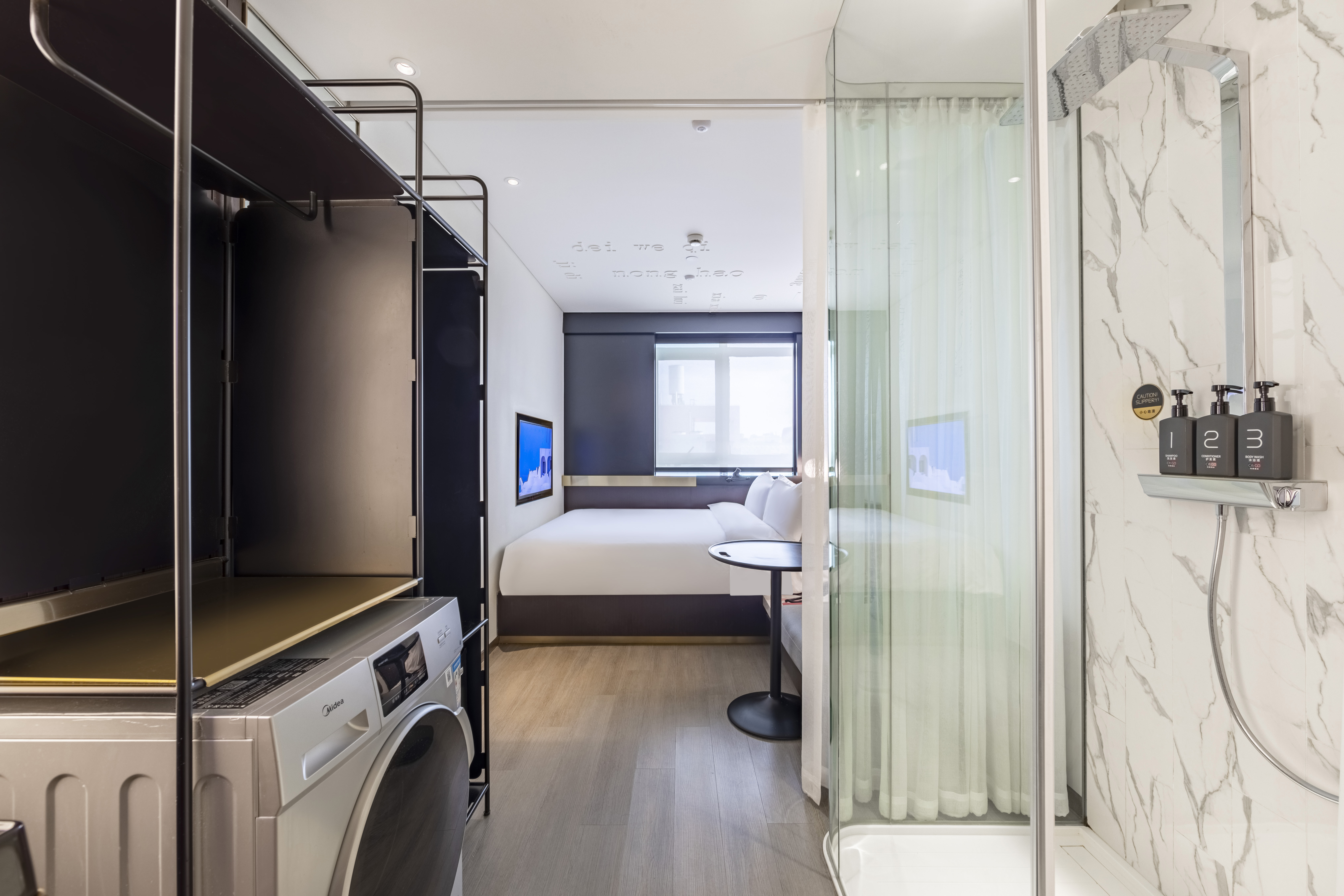 欢寓高级公寓房（德国汉斯格雅衞浴+乳胶床垫）