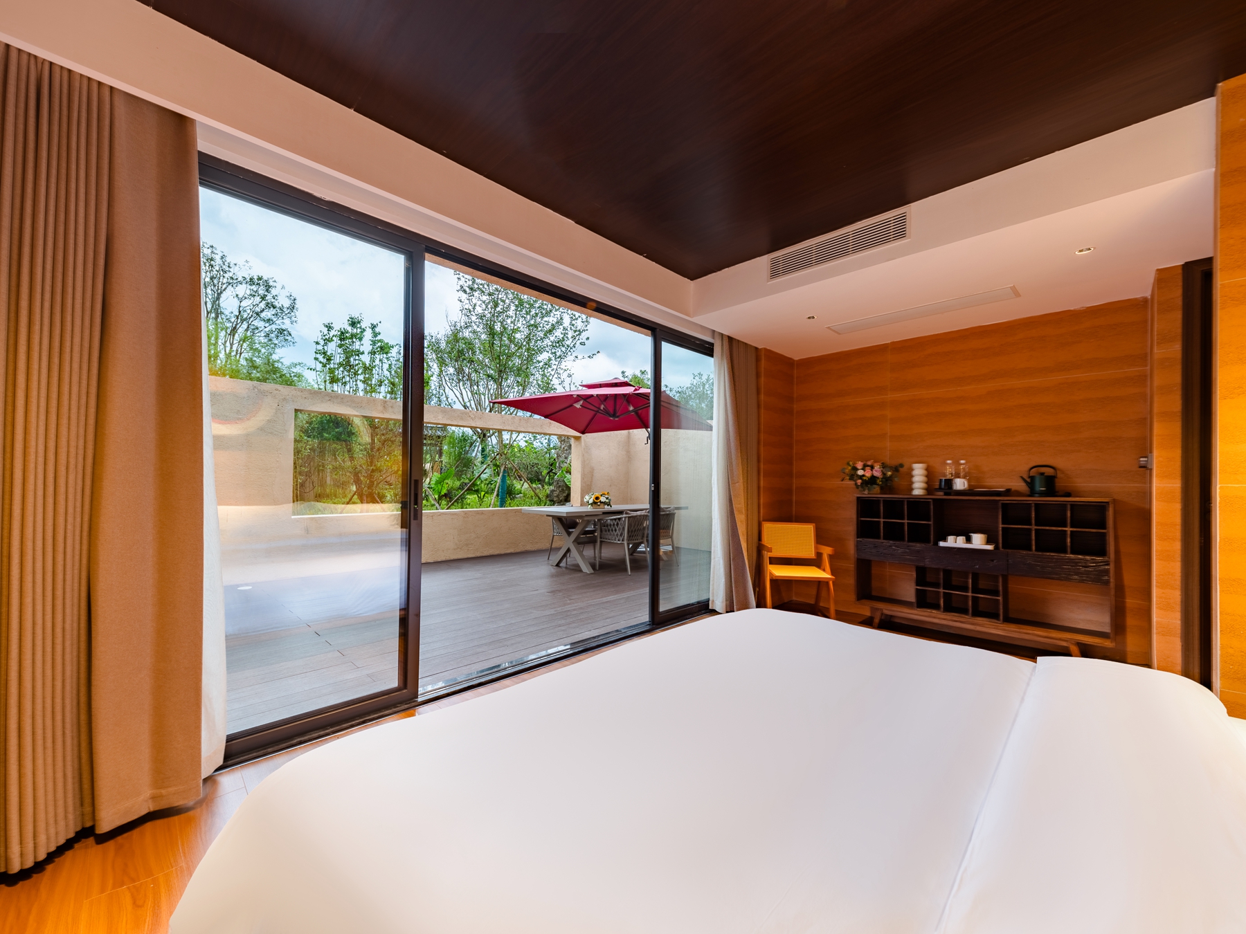 Mengyao Tai Garden-View Terrace Double Bed Room