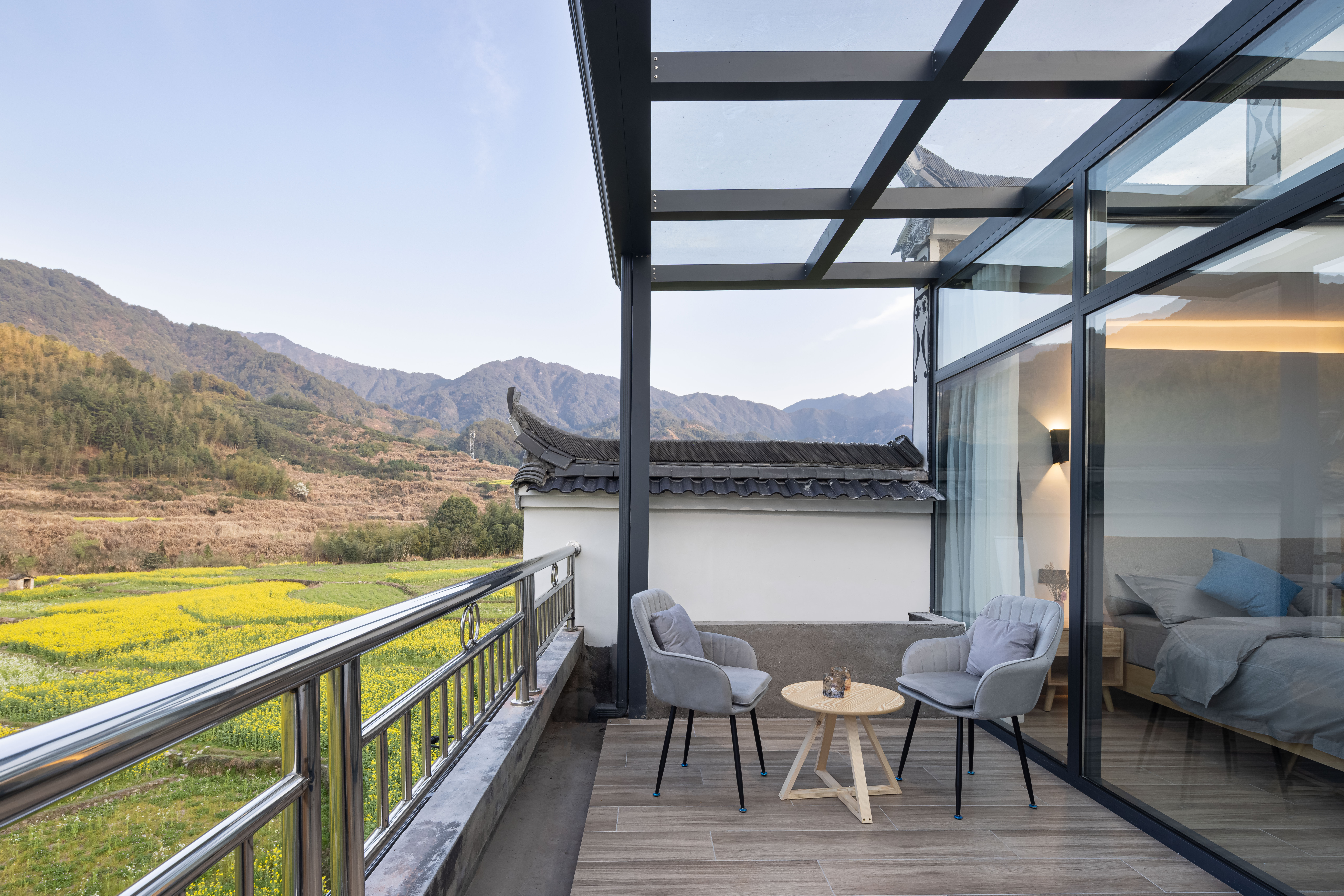 Shang Yue Starry Sky Double Bed Room With 270 ° View, Scenic Terrace, Starry Sky Canopy