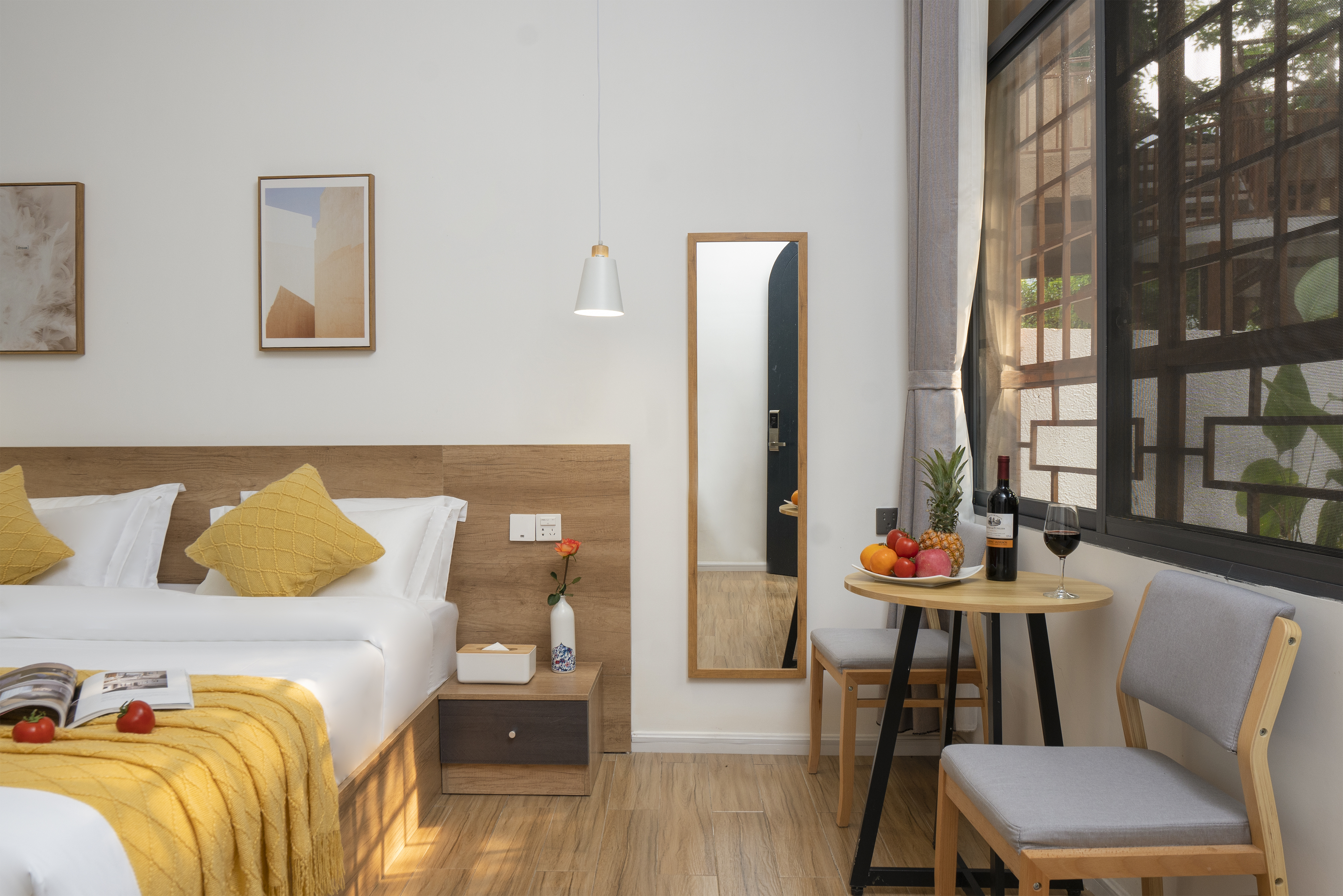 陌溪小院·舒适双床房+茶台+冰箱+洗衣机