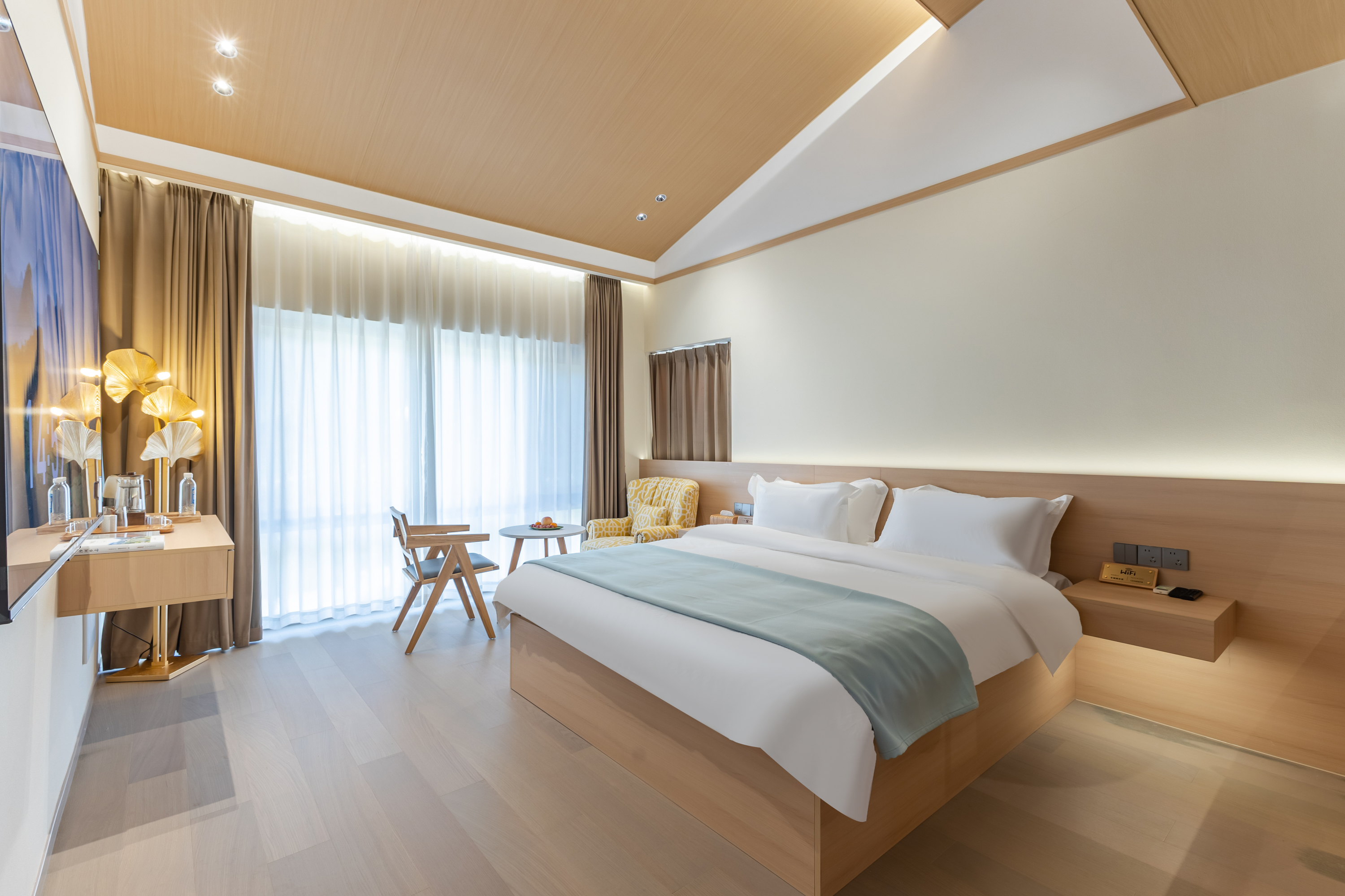 山雨·【舒适大床房】山景、田园风光