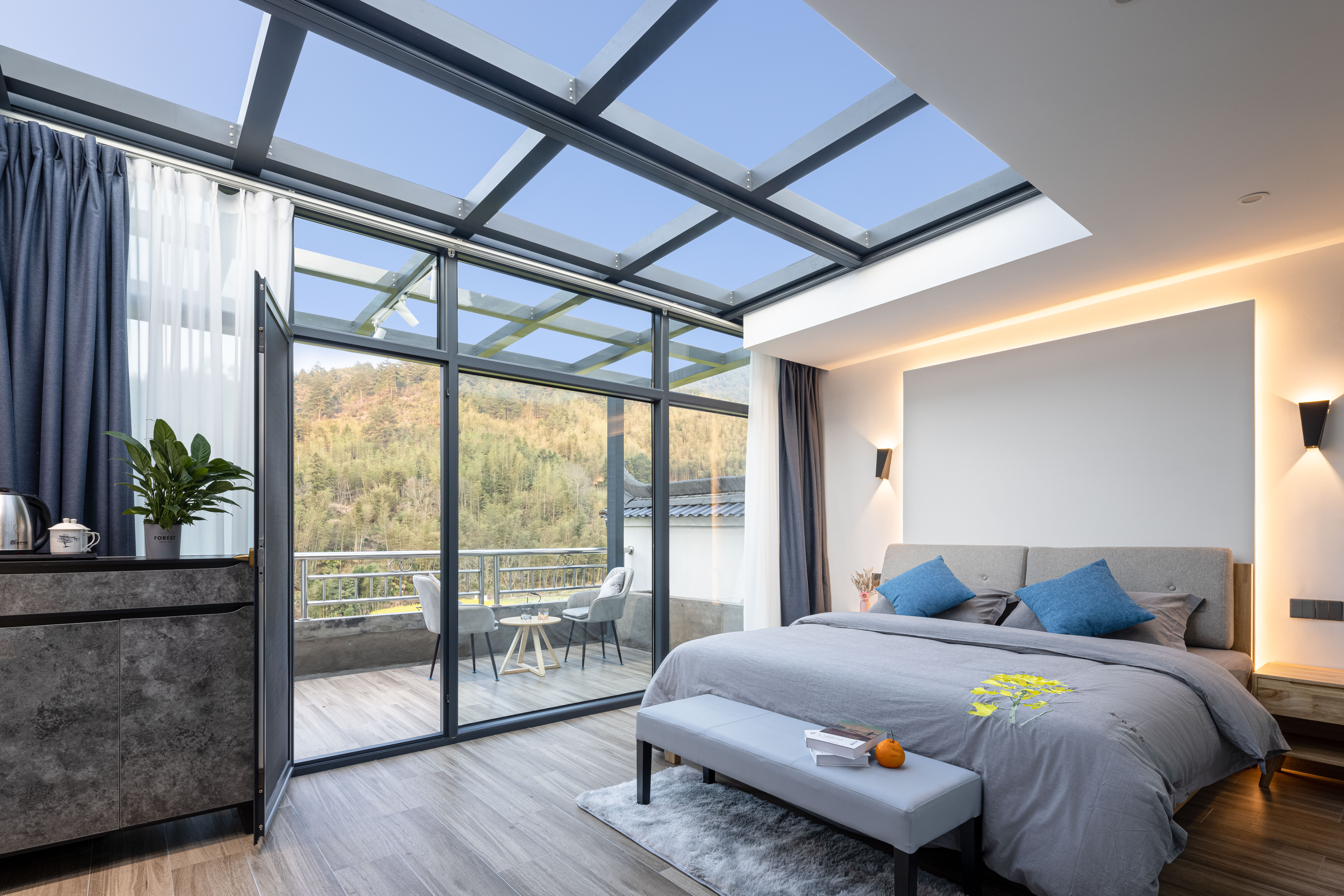 Shang Yue Starry Sky Double Bed Room With 270 ° View, Scenic Terrace, Starry Sky Canopy