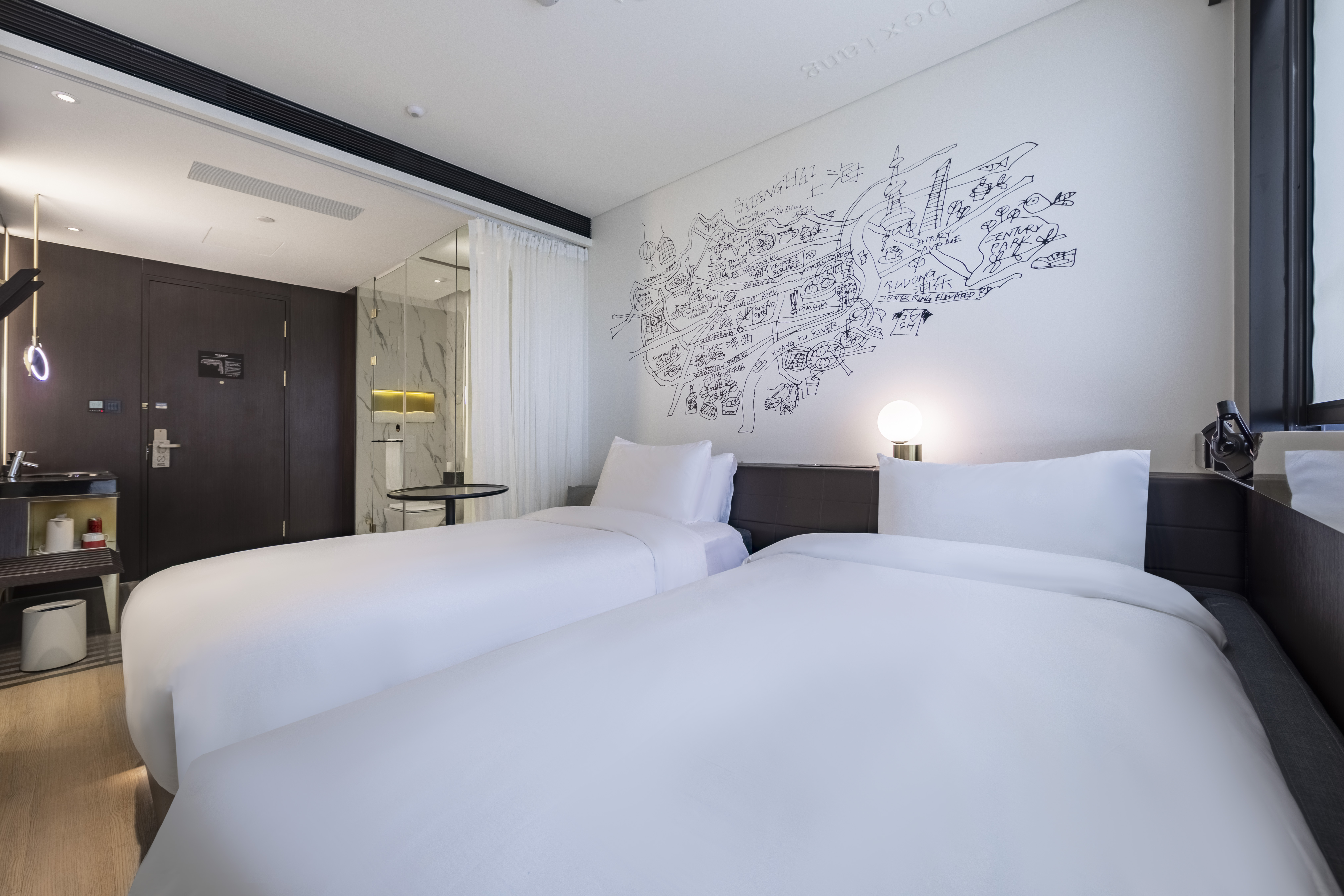 欢享双床房（德国汉斯格雅衞浴+乳胶床垫）