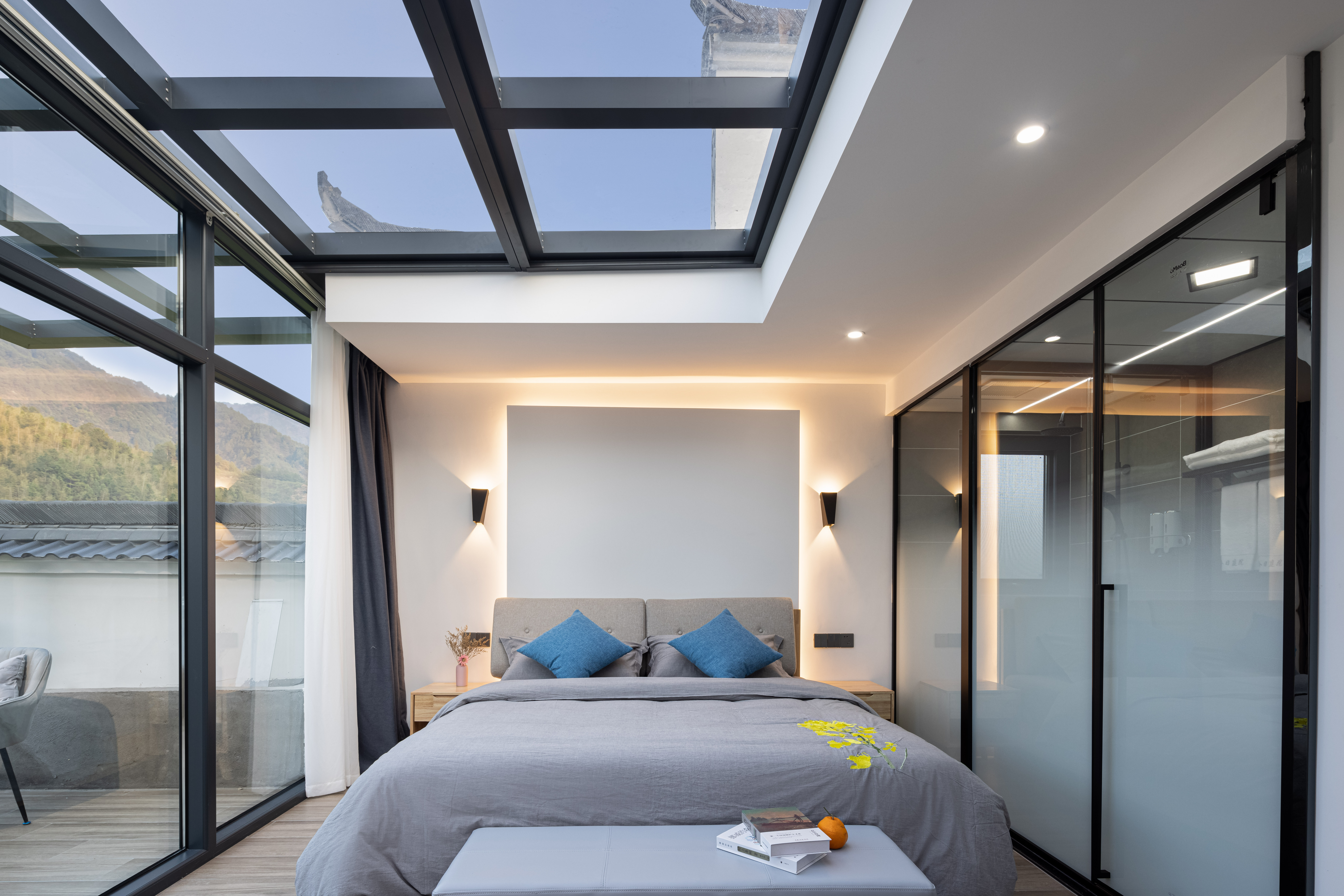 Shang Yue Starry Sky Double Bed Room With 270 ° View, Scenic Terrace, Starry Sky Canopy