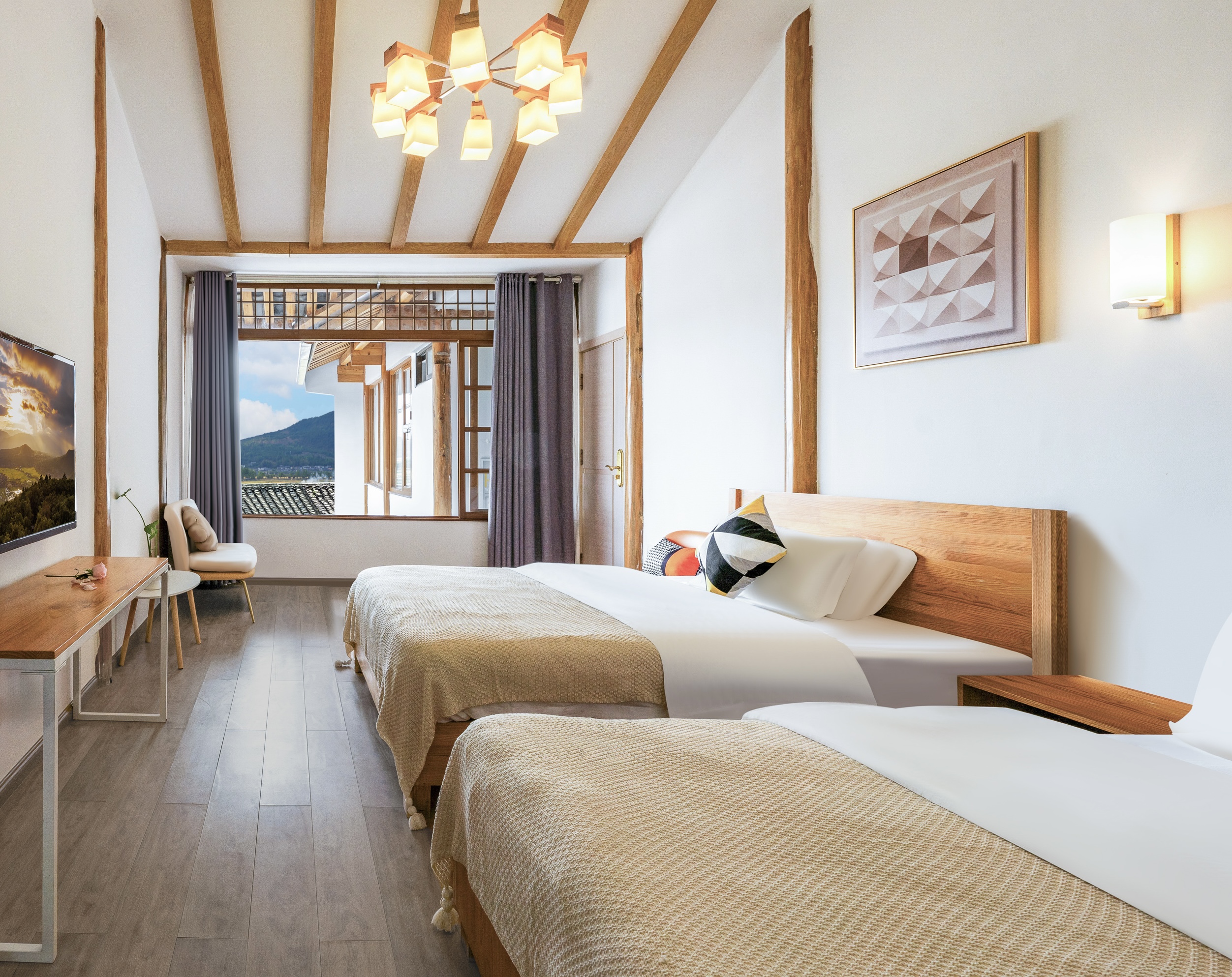 輕奢觀景家庭房