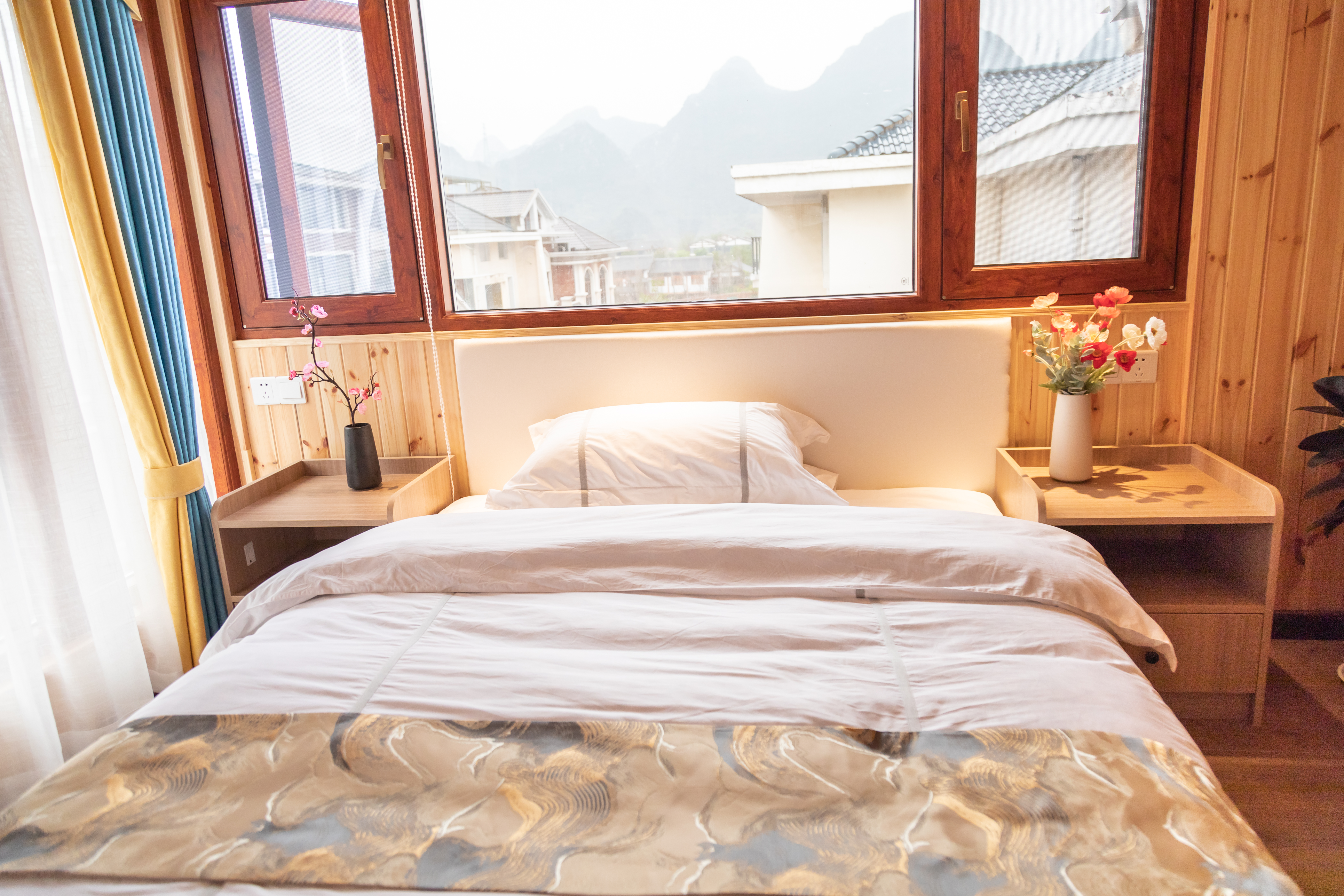 原木Loft复式观景家庭房