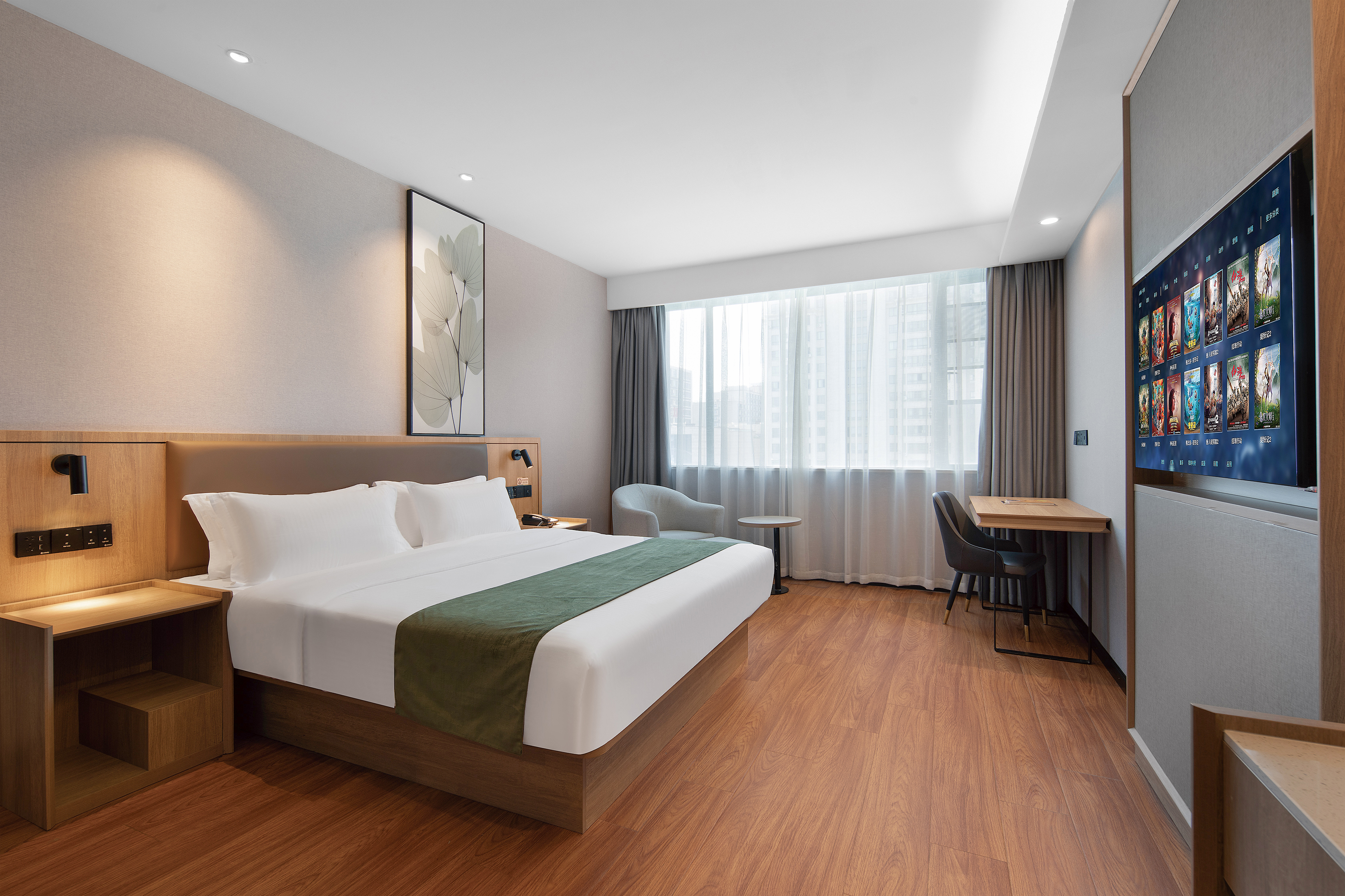 Zhirui Scenic Double Bed Room (Full Panoramic Sunlight Glass)