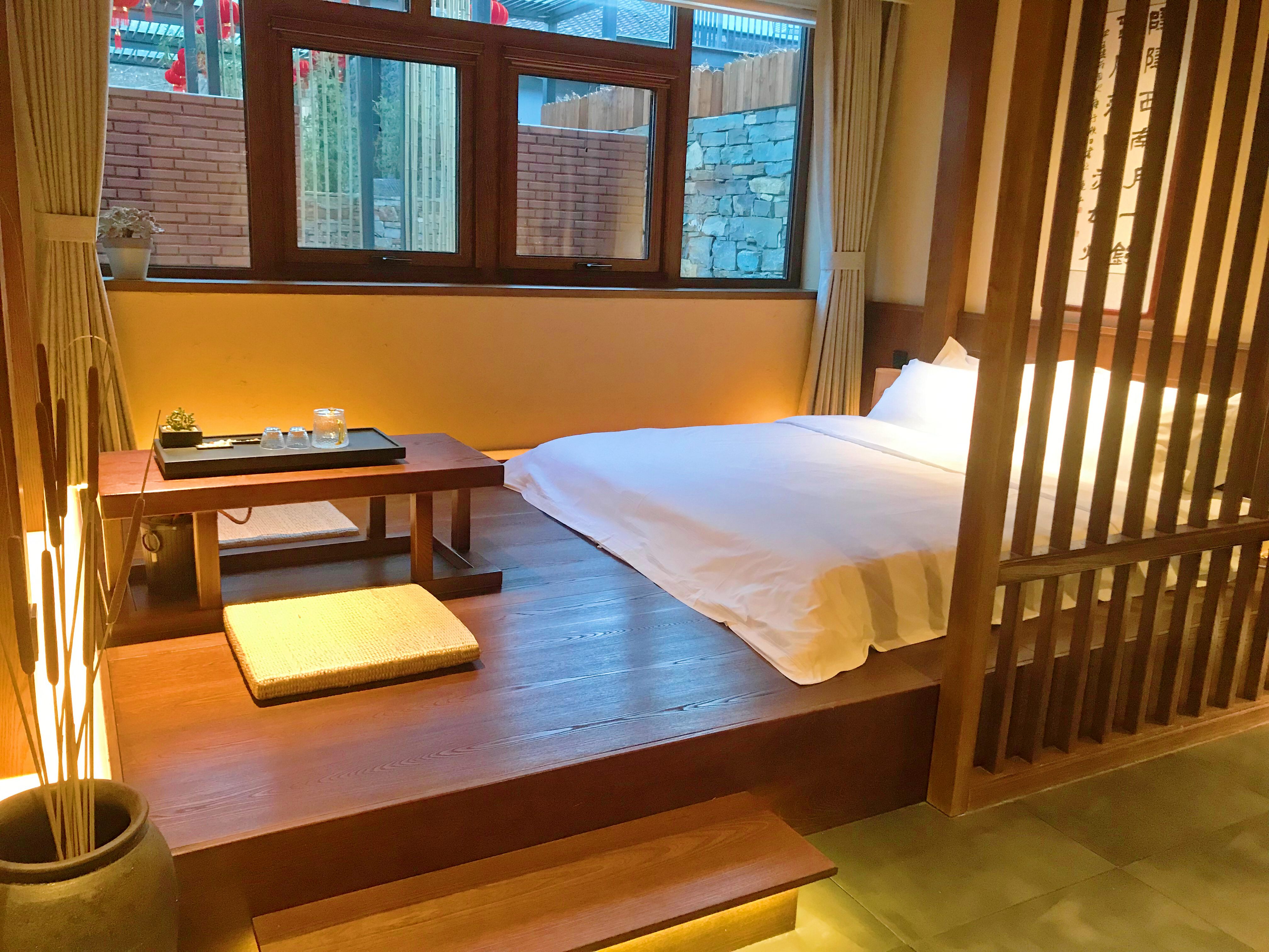 （隐秋）情侣大床房.院景+浴缸