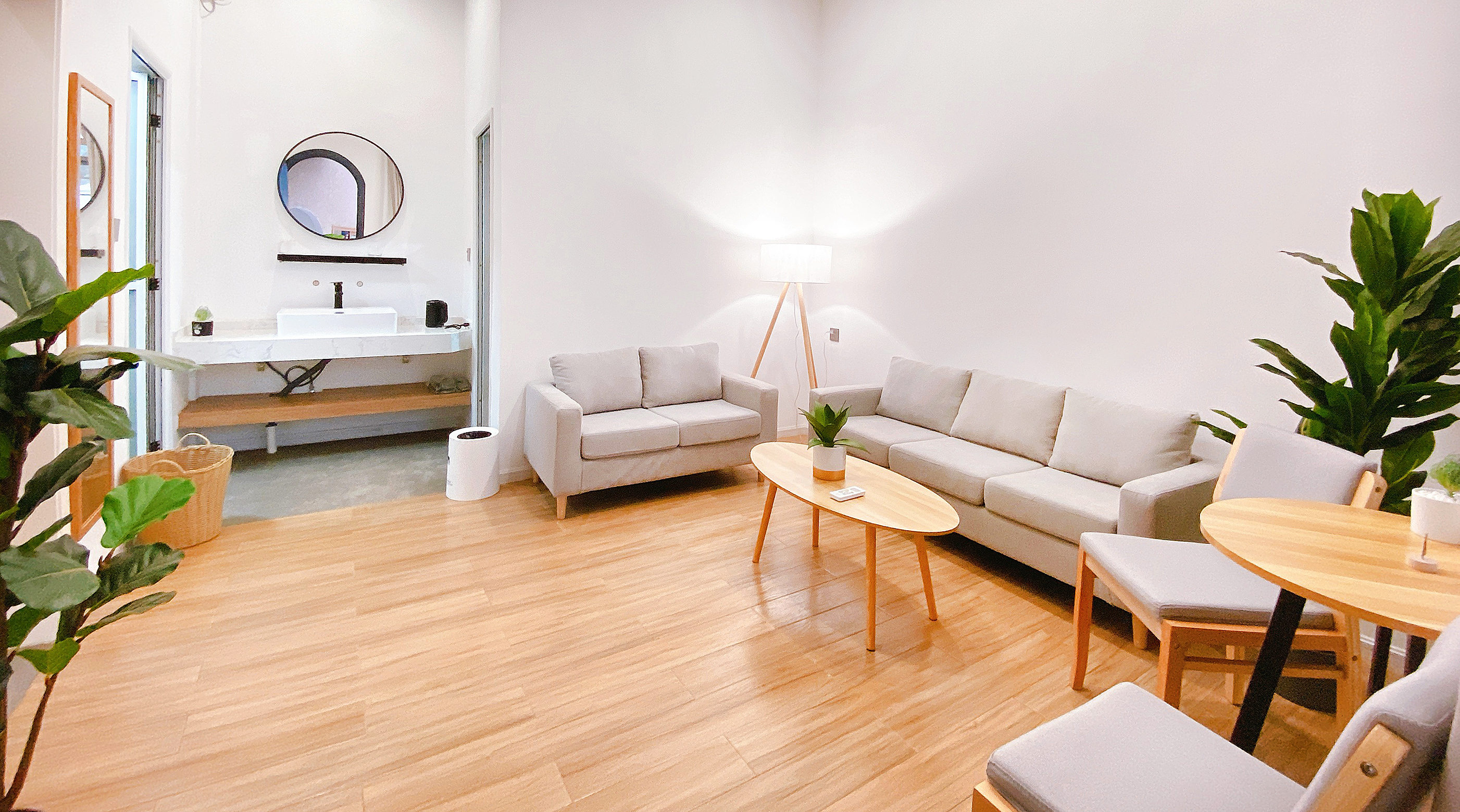 陌溪小院_家庭双床套房+茶台+冰箱+洗衣机