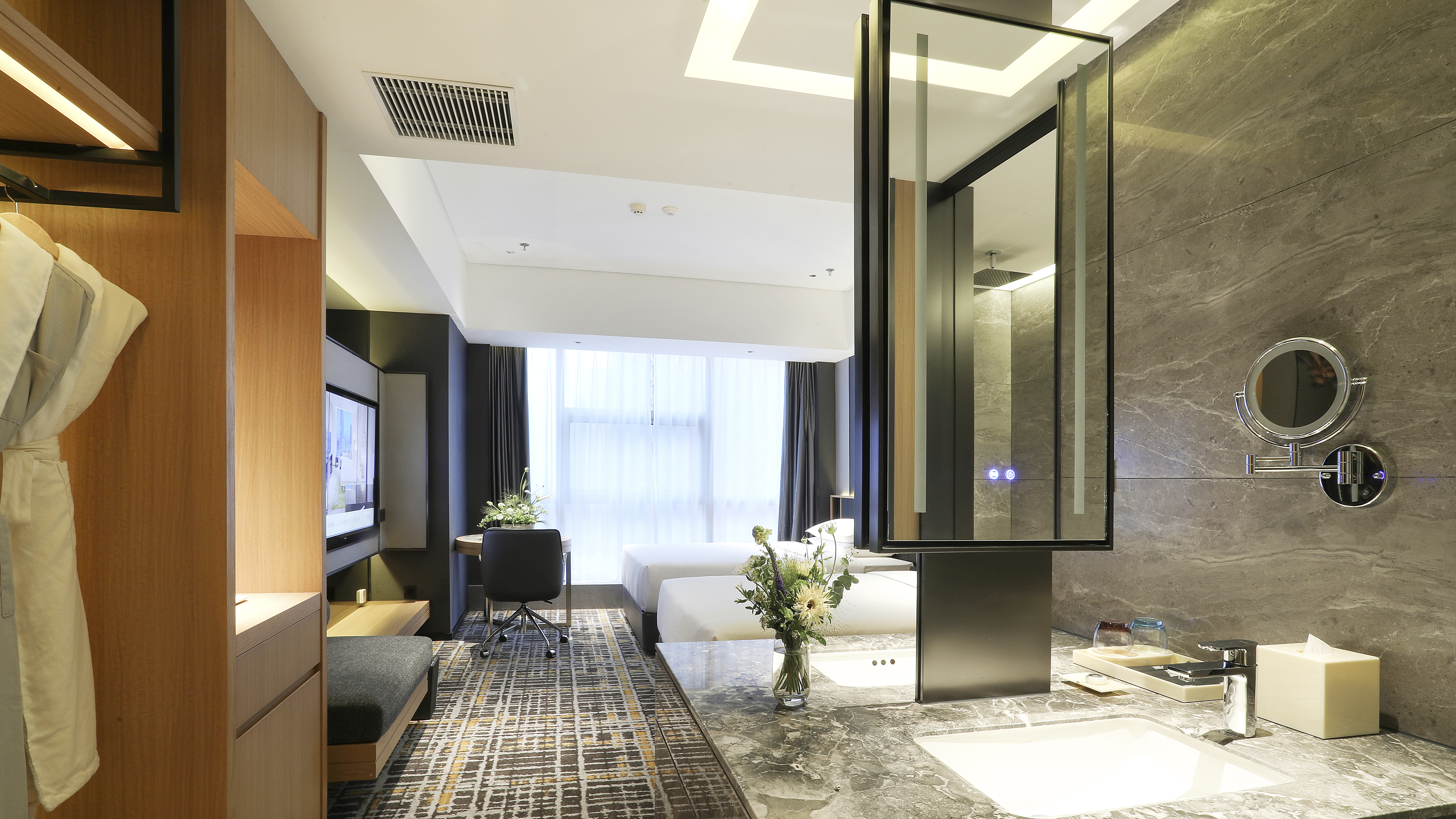 Executive Smart Room (2 Beds) (Fridge, Bathtub)