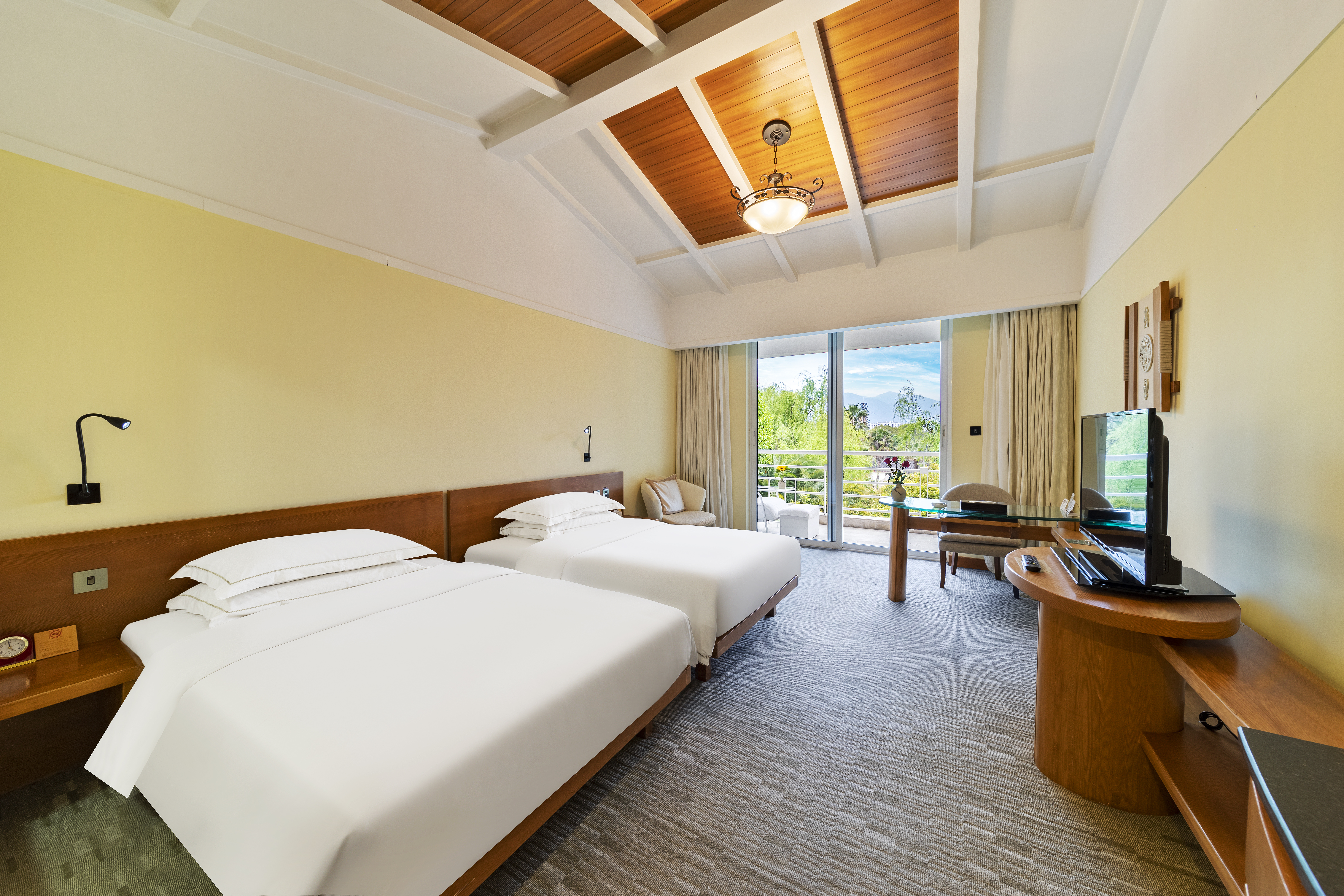 园景标准双床房