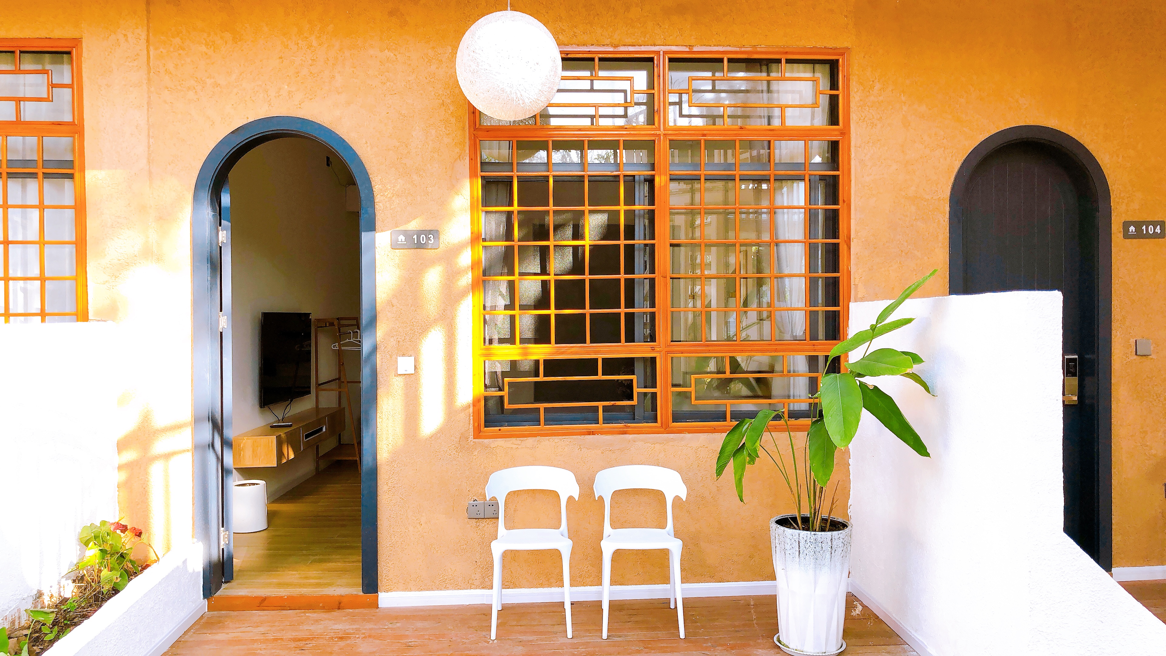 陌溪小院·舒适双床房+茶台+冰箱+洗衣机