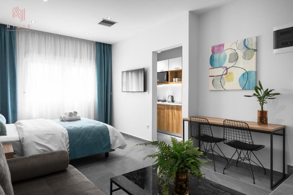 舒适开间， 城市景观