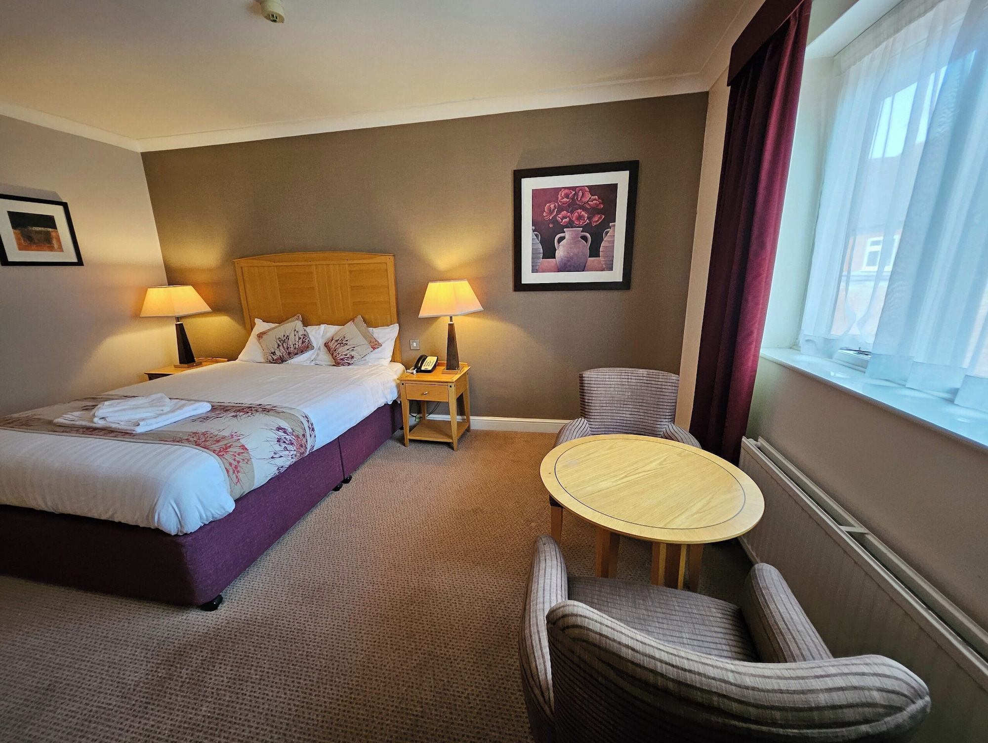 高级双人房，带一张双人床