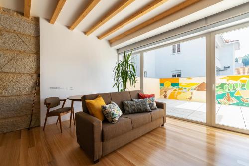 带露台一室公寓