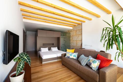 带露台一室公寓