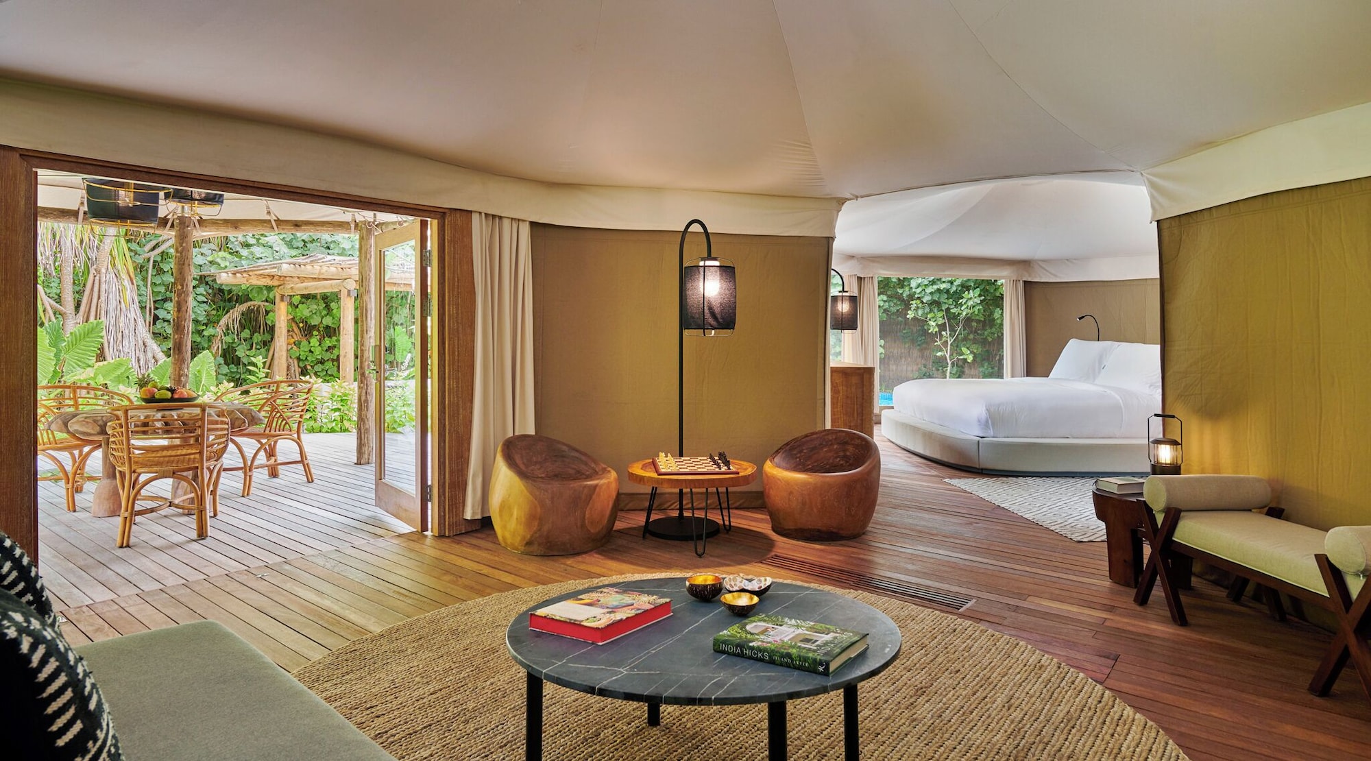 豪华丛林帐篷别墅 - 带泳池