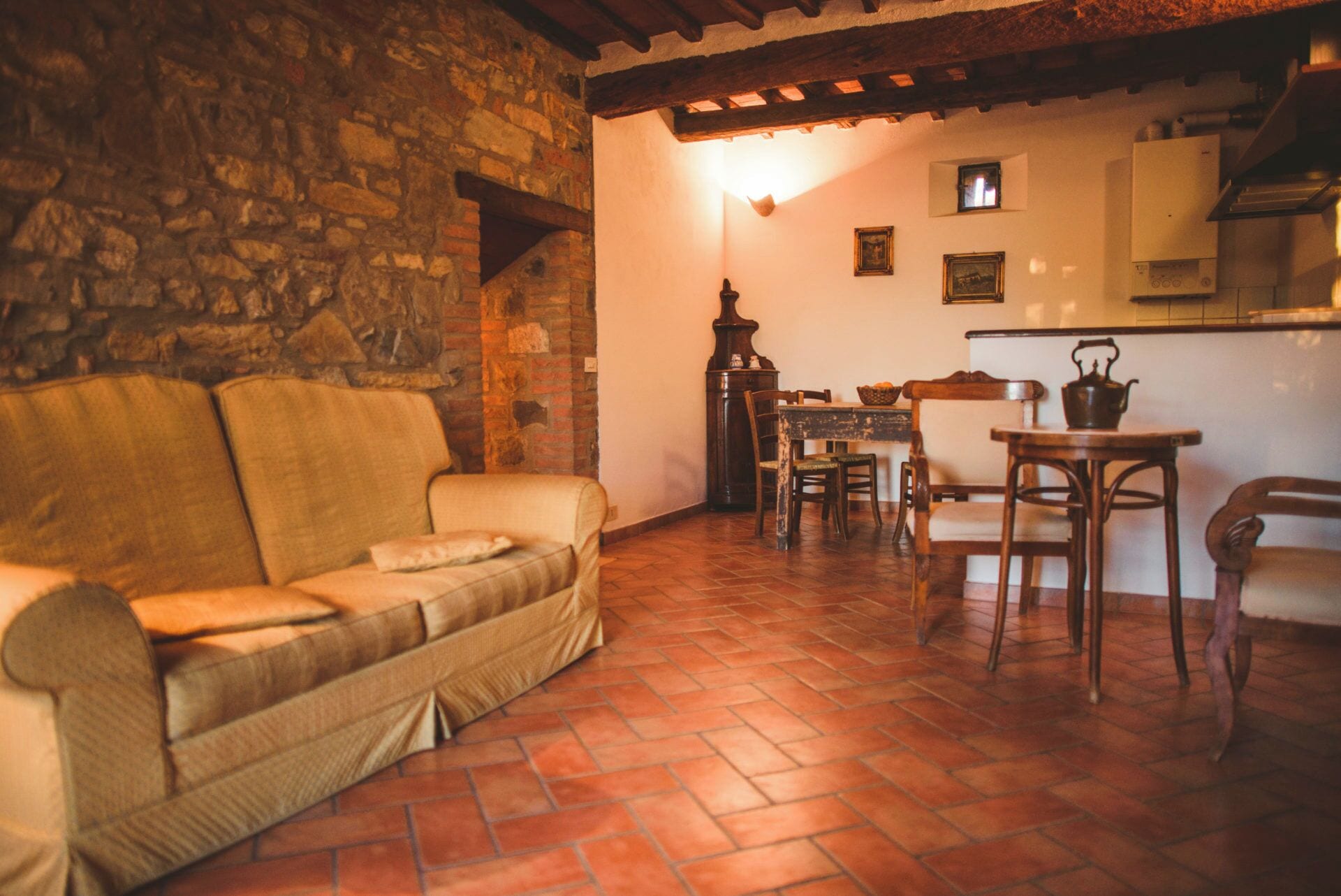 带葡萄园景观的一卧室公寓