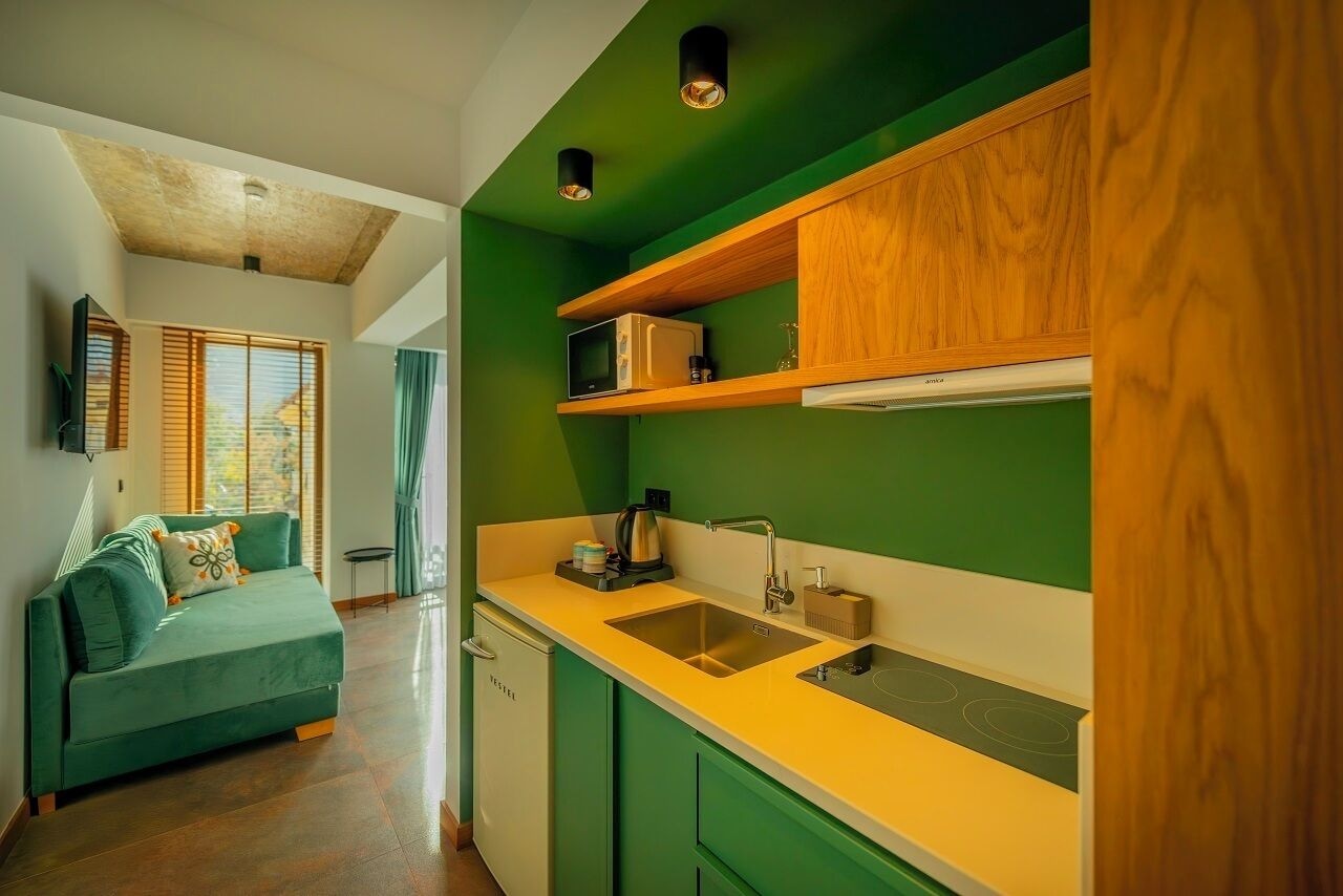 带阳台的标准山景双人间