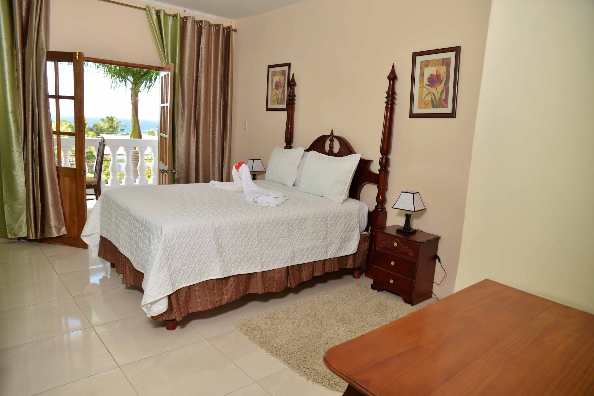 奢华双床房， 2 张大床， 花园景观