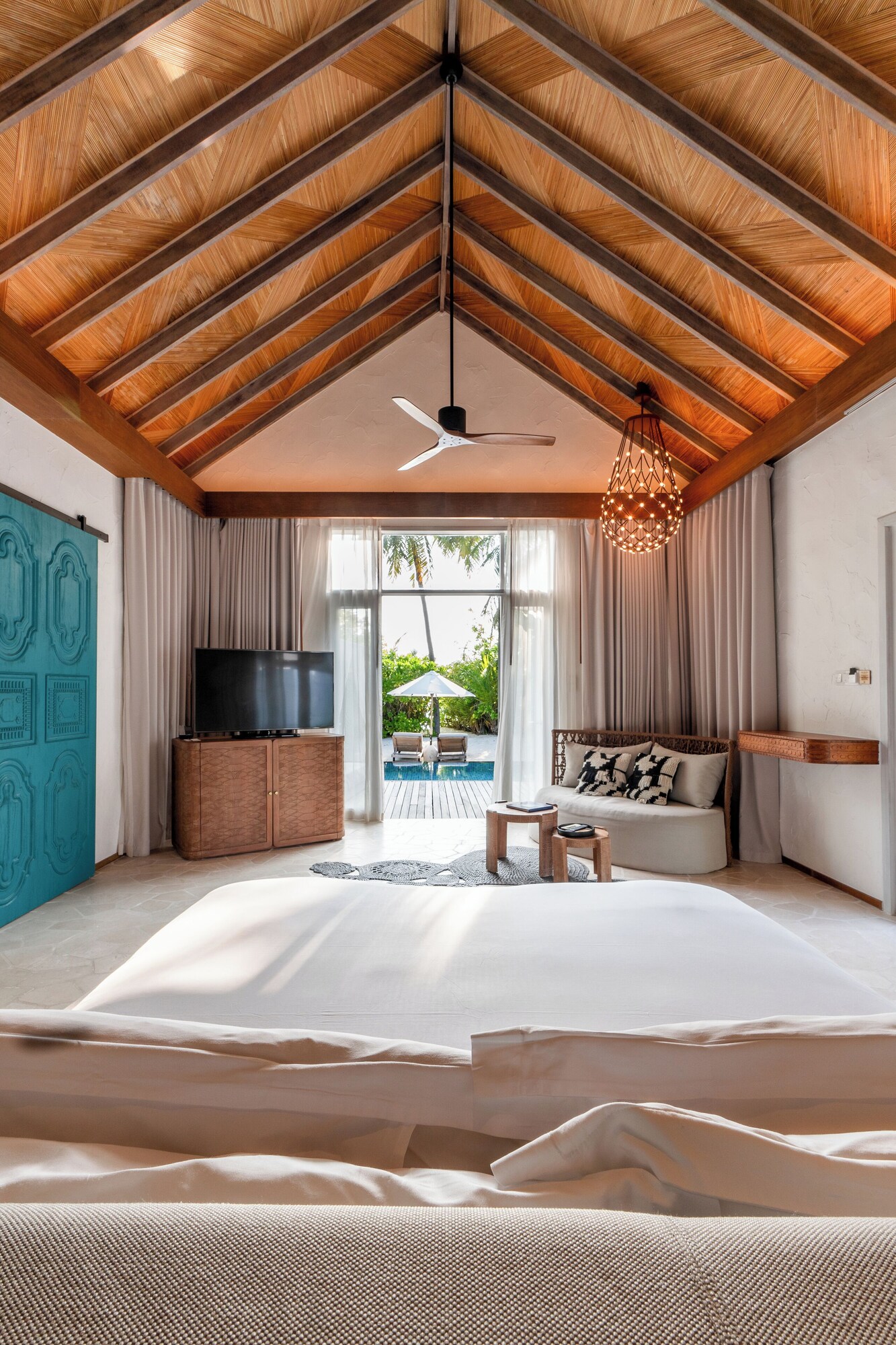 海滩日落别墅 - 带泳池