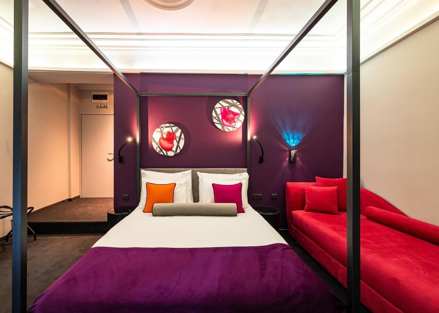 豪华双人床房（带加床）