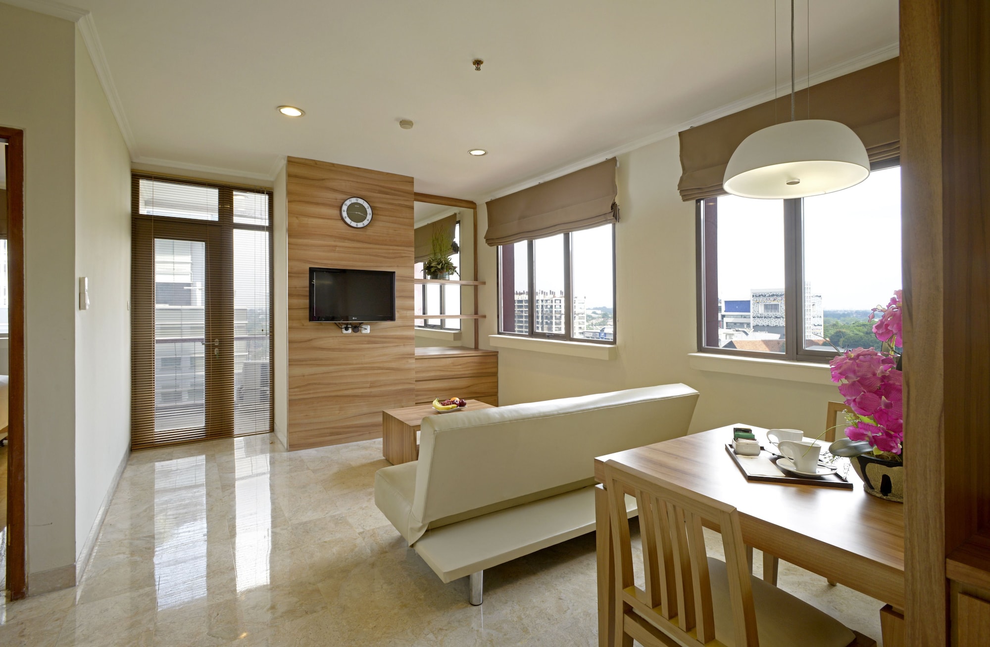 高级房, 1 张双人床, 无烟房, 城市景观