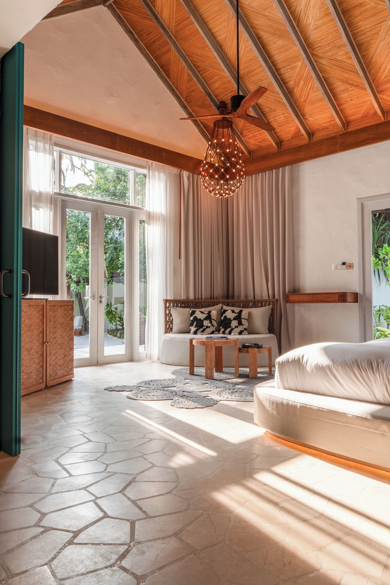 海滩日落别墅 - 带泳池