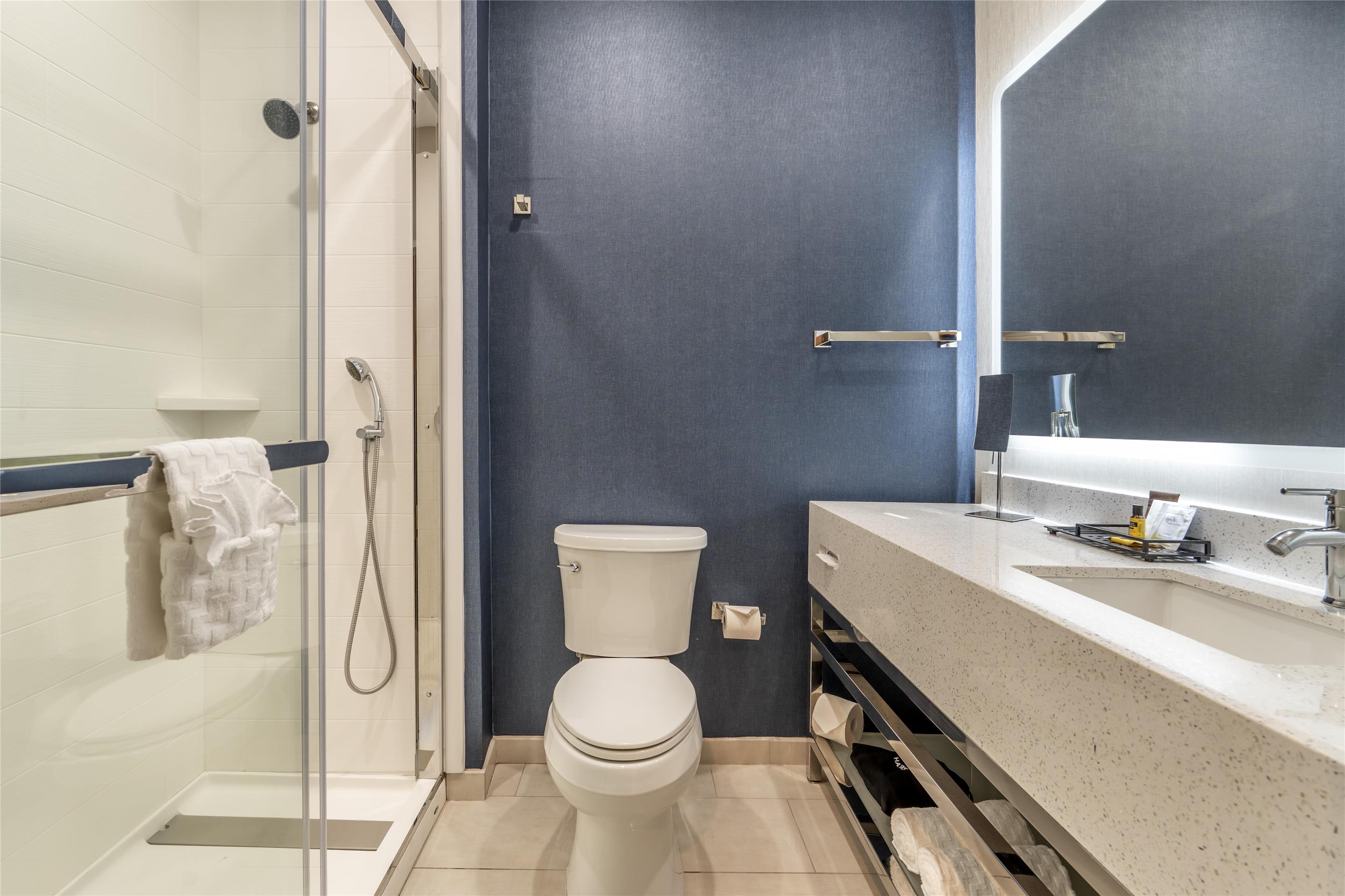 客房 - 带1张特大床 - 带高速互联网接入，吹风机，咖啡机，熨斗和熨衣板 - 禁烟