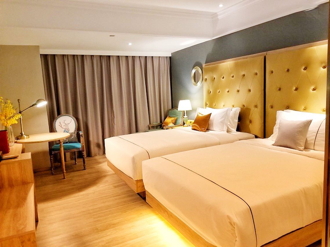 豪华城景双床房【舒适浴袍+落地窗+安睡床品】