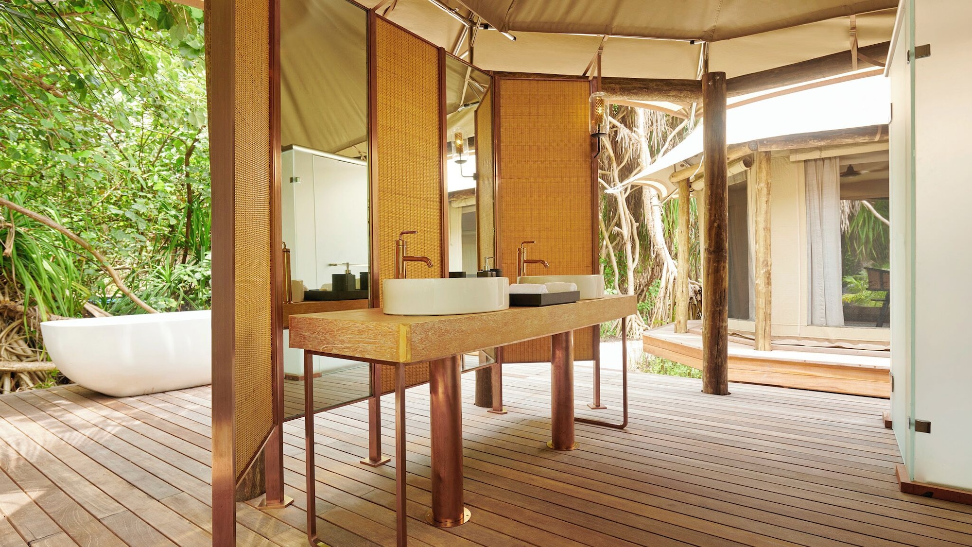 豪华丛林帐篷别墅 - 带泳池