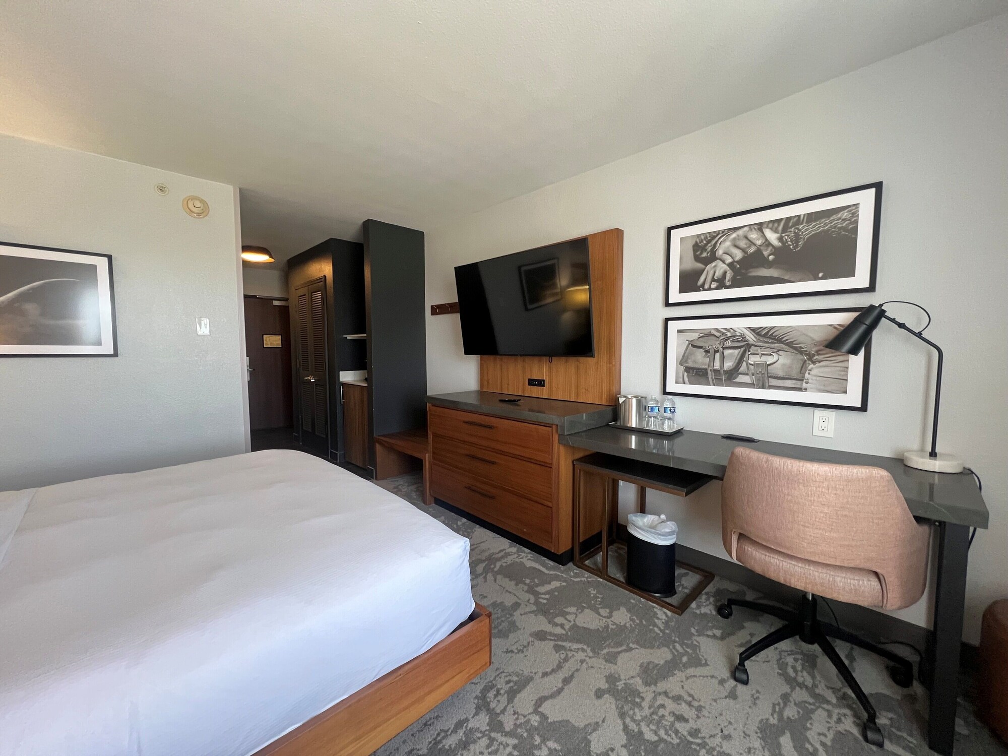 1张特大床行动无障碍淋浴房